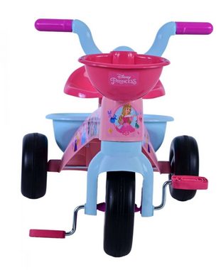 Volare Dreirad Disney Prinzessin Mädchen Rosa, max. 25 kg, von 1-3 Jahre, Praktischer Korb, tragfähig