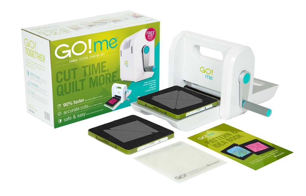 AccuQuilt Motivstanzer Accuquilt GO! Me Fabric Cutter Starter Set 55610G