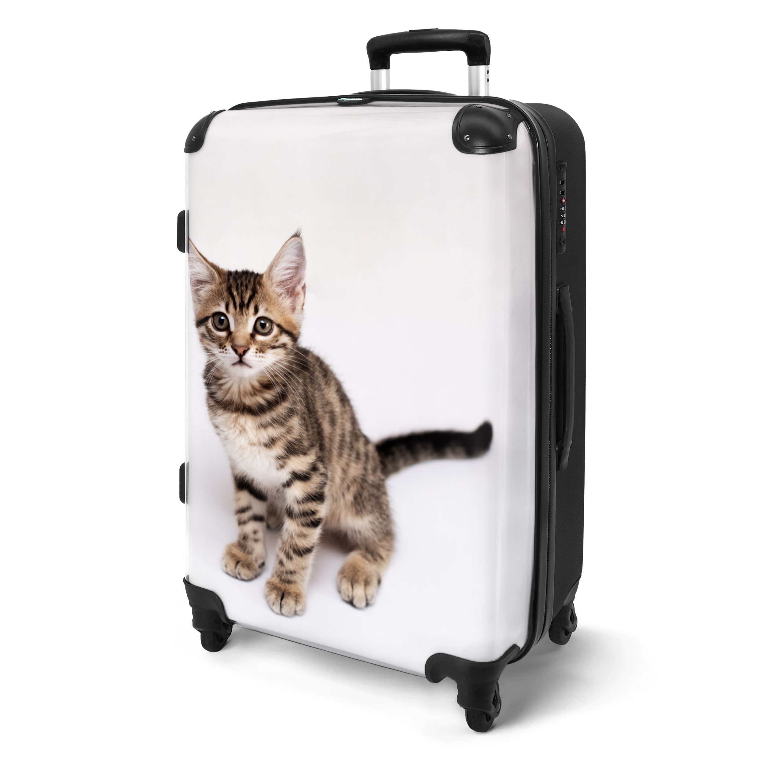 NoBoringSuitcases.com© Hartschalen-Trolley Katze - Haustiere - günstig online kaufen