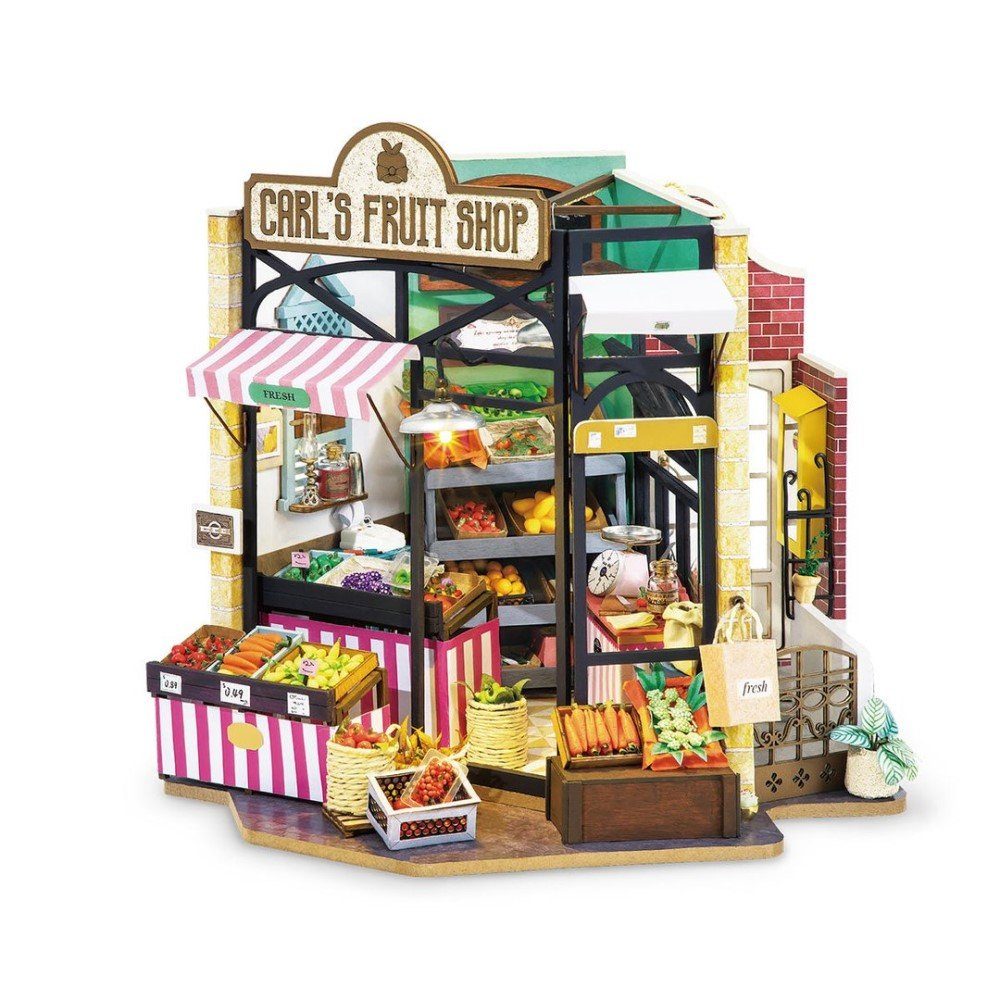 Robotime ROKR 3D-Puzzle Happy Fruit Shop", Puzzleteile Corner "Carl's