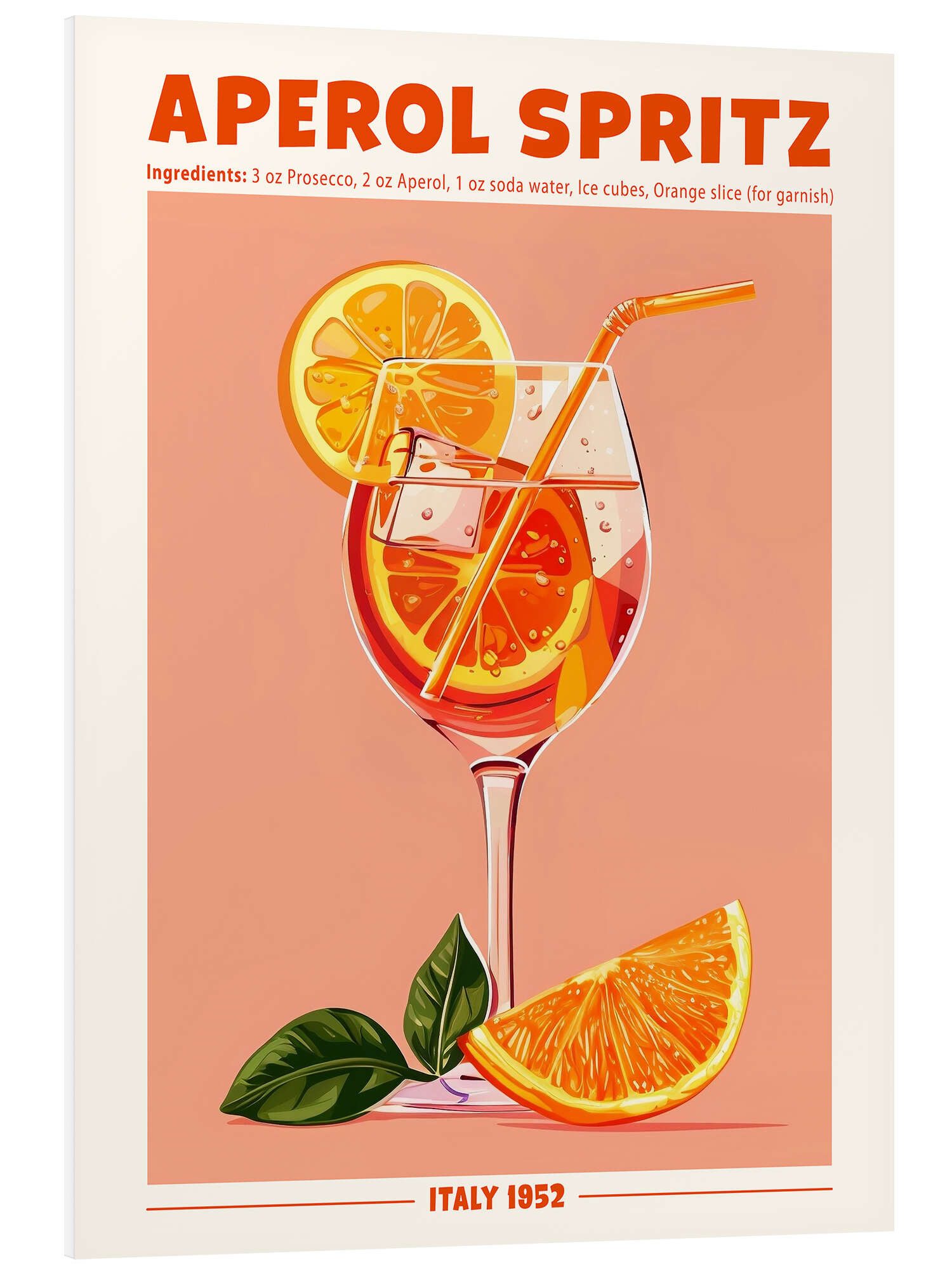 Posterlounge Wandbild Aperol Spritz, Italien 1952, günstig online kaufen