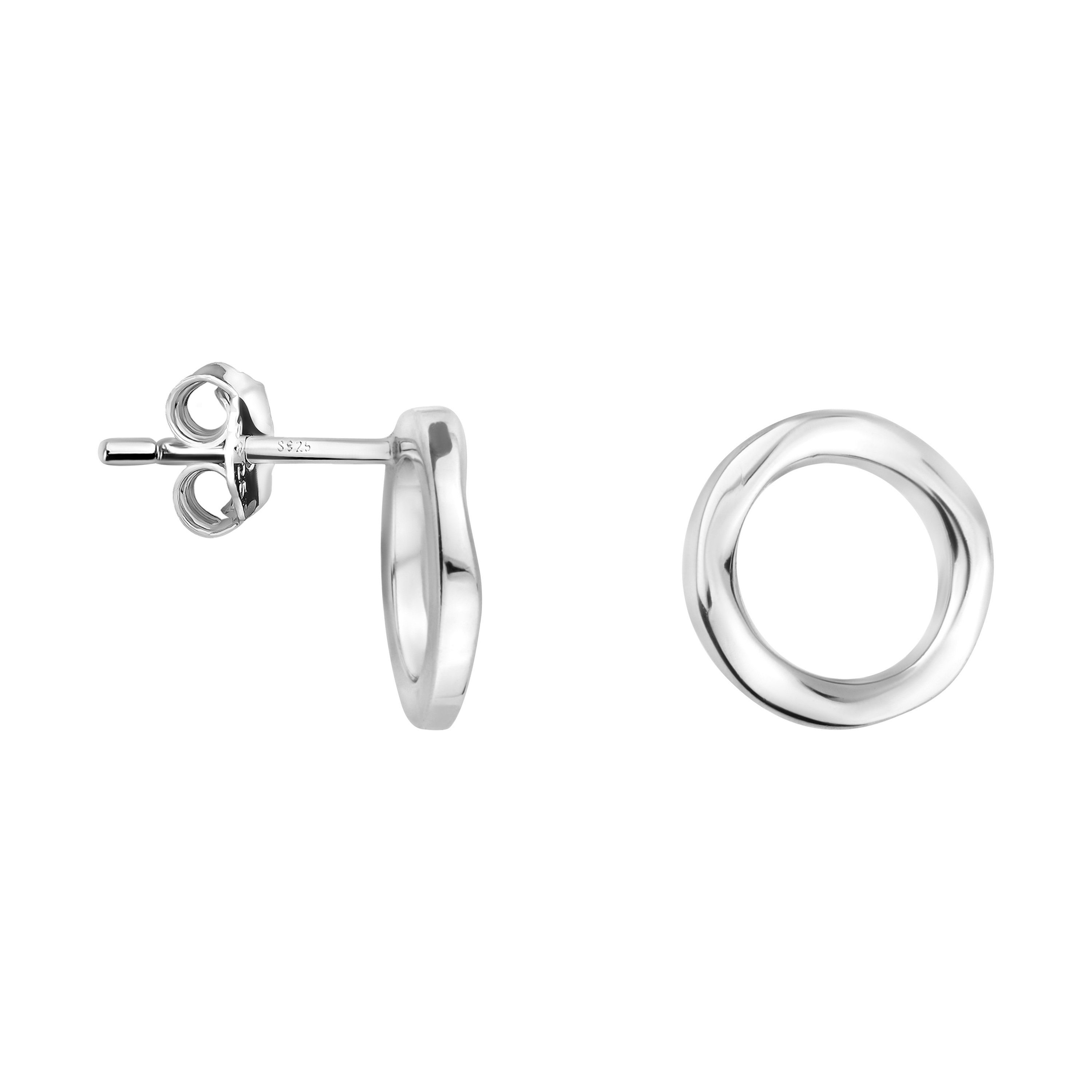 Sofia Milani Paar Ohrstecker Kreis, 925 Silber Damen Schmuck - E1973 günstig online kaufen