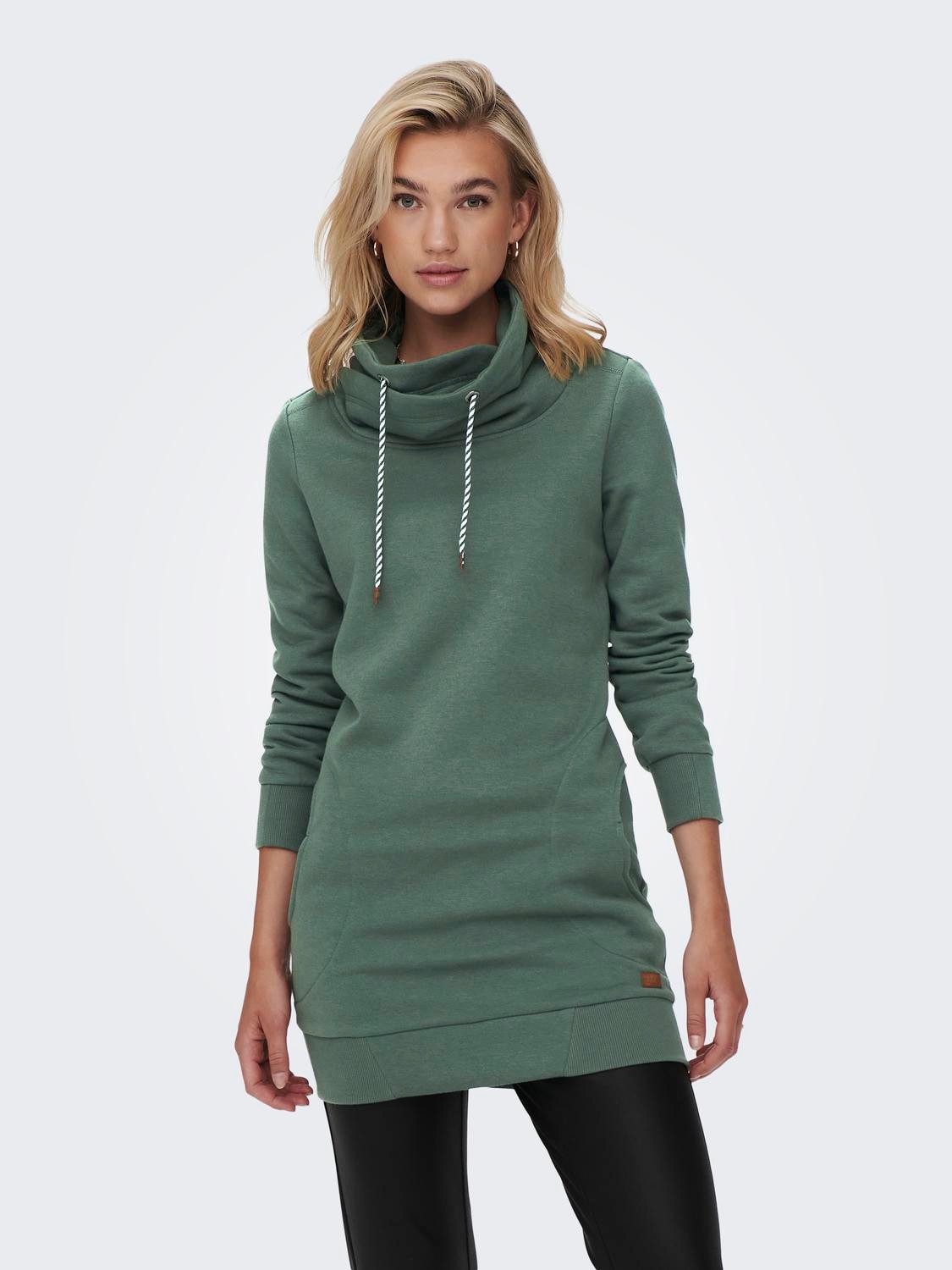 ONLY Sweatshirt ONLBETTE L/S LONG HIGH NECK SWT günstig online kaufen