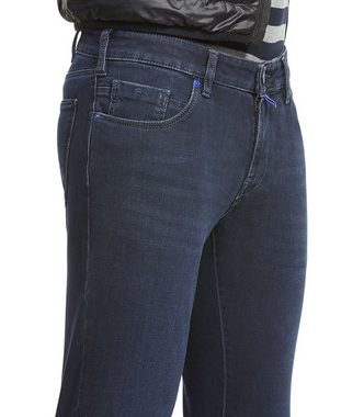 MEYER Slim-fit-Jeans Super Stretch Dual Core Denim M5 SLIM mit Rundbundverarbeitung