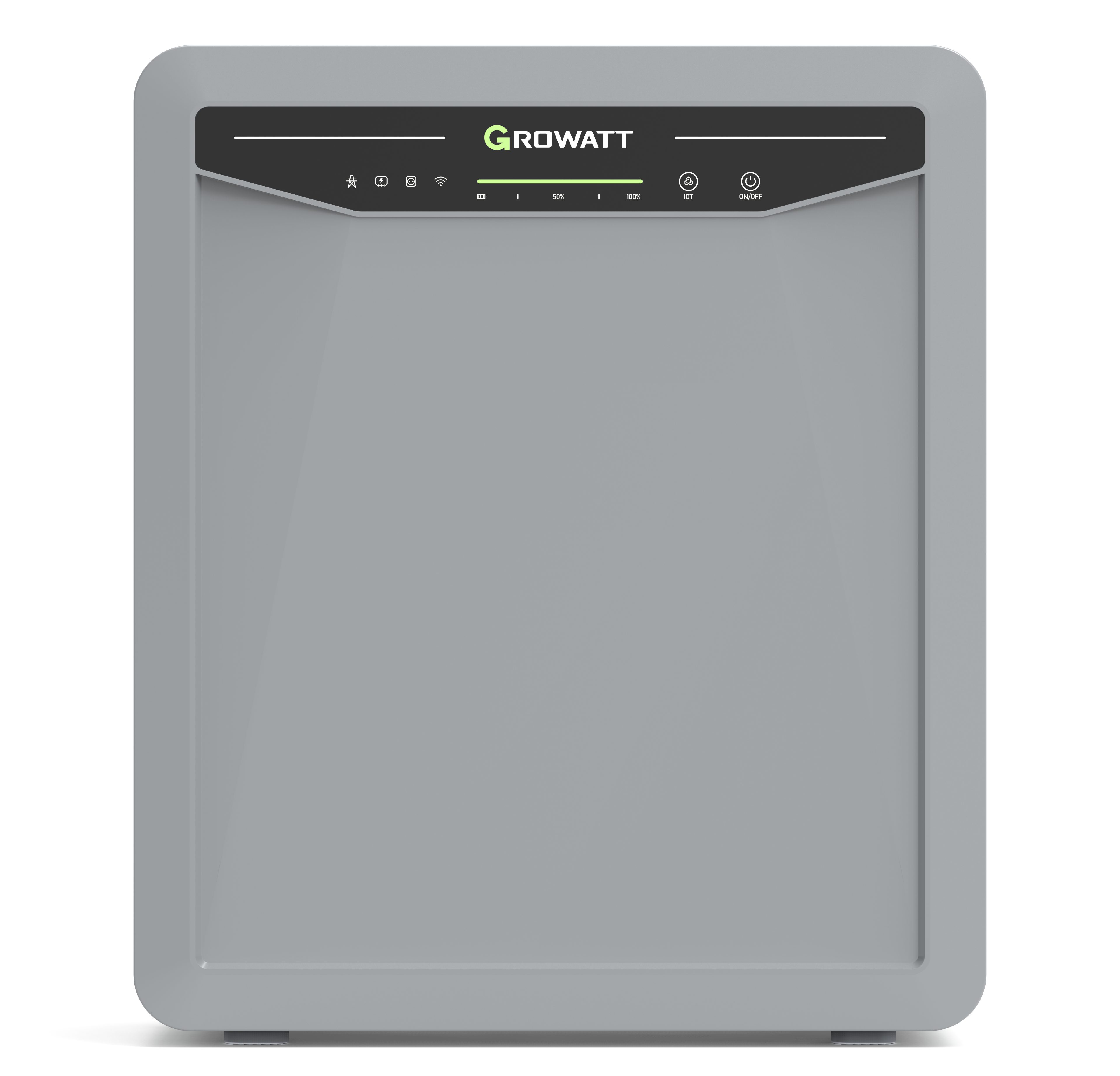 Growatt Balkonkraftwerk Growatt Aura 5000 AC-gekoppelter Balkonspeicher, 5,12 kWh PV-Speicher, mit 2500W Off-Grid & App Steuerung