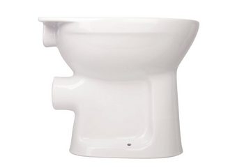 aquaSu Flachspül-WC, Bodenstehend, Abgang Waagerecht, Stand WC, Weiß, Flachspüler, Abgang waagerecht, 567572