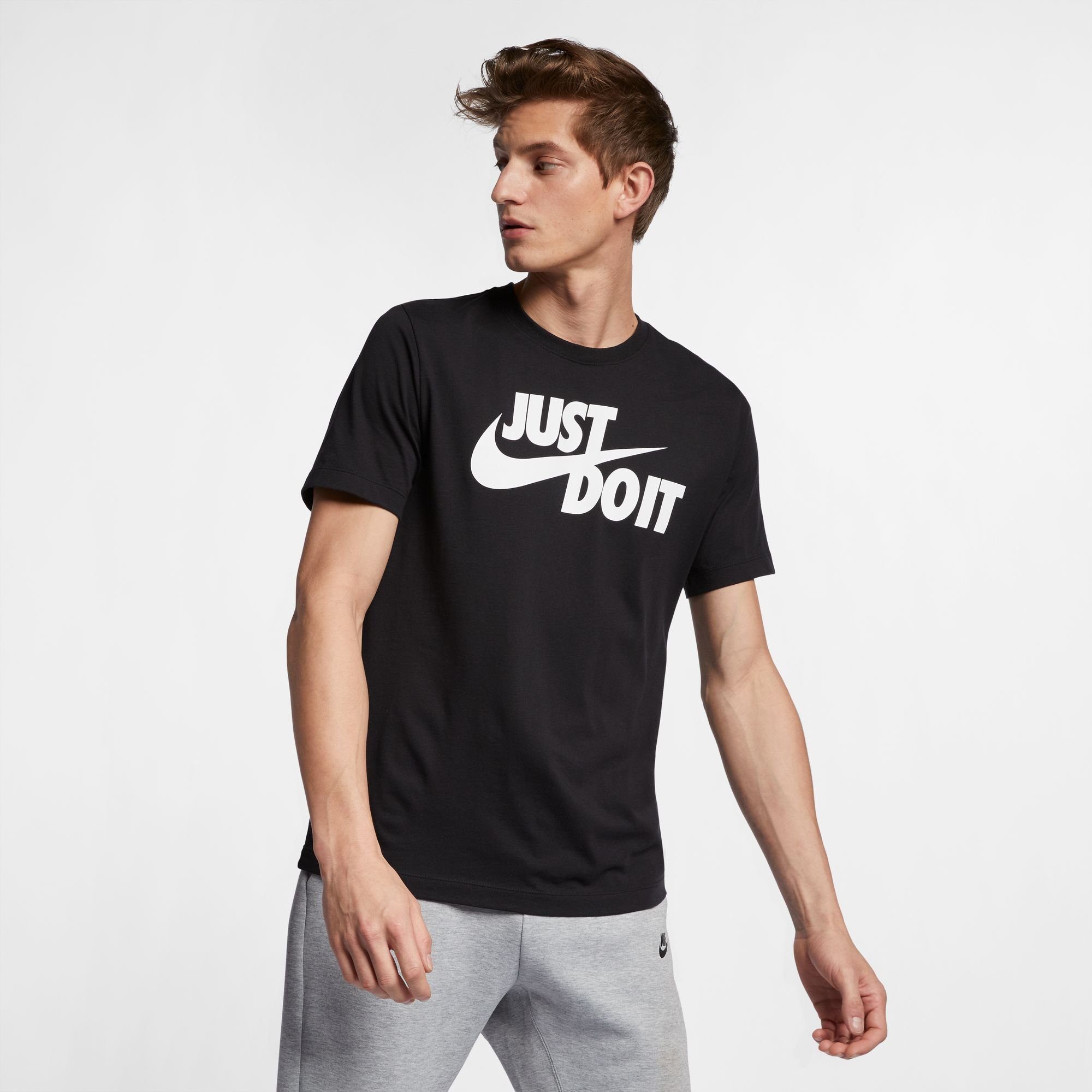 MEN'S Nike T-Shirt schwarz-weiß T-SHIRT JDI Sportswear