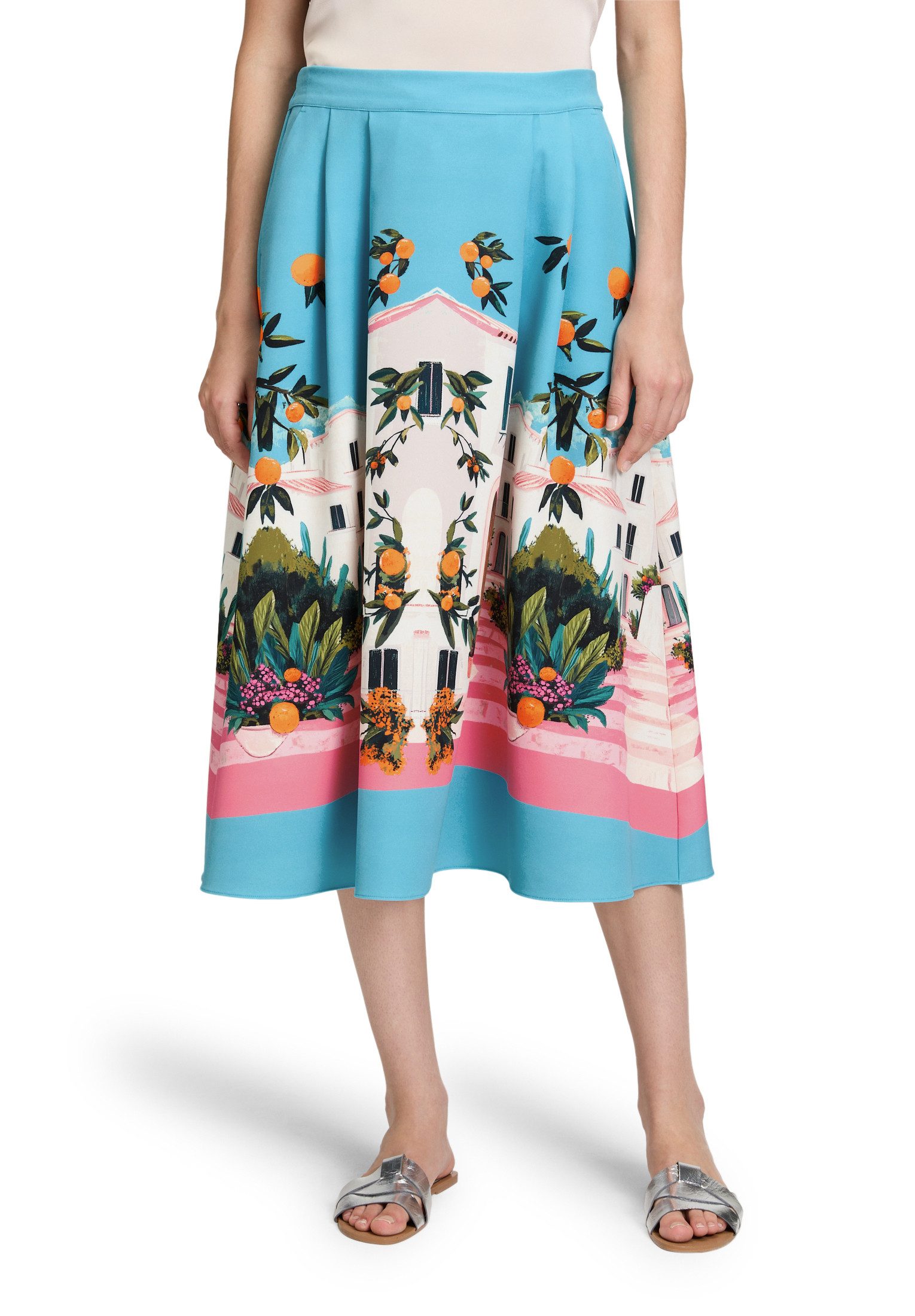 Betty&Co Midirock Damen mit Print günstig online kaufen