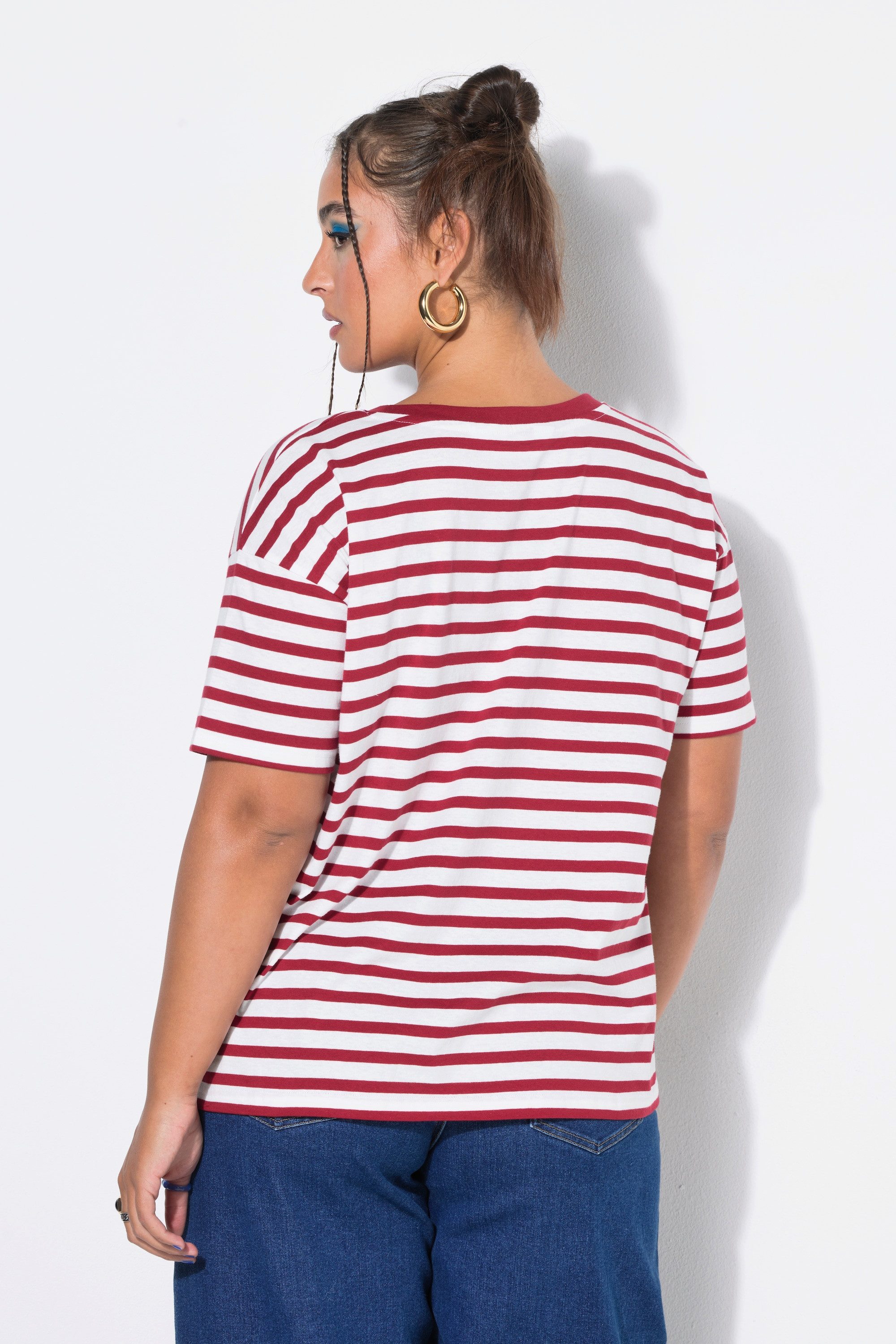 Studio Untold T-Shirt T-Shirt Oversize Shape Ringel