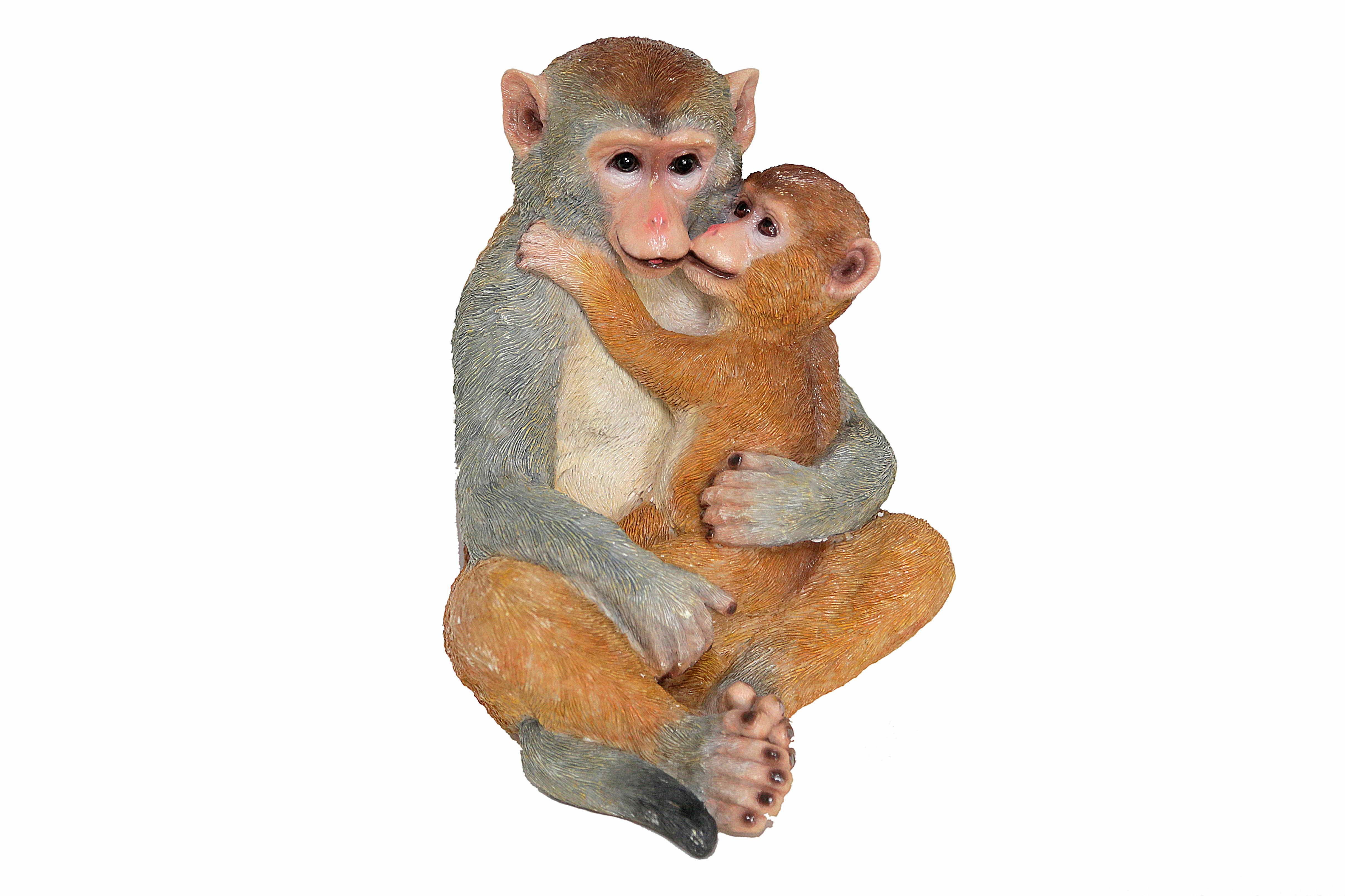 Casa Collection by Jänig Tierfigur Affe mit Jungen auf dem Arm