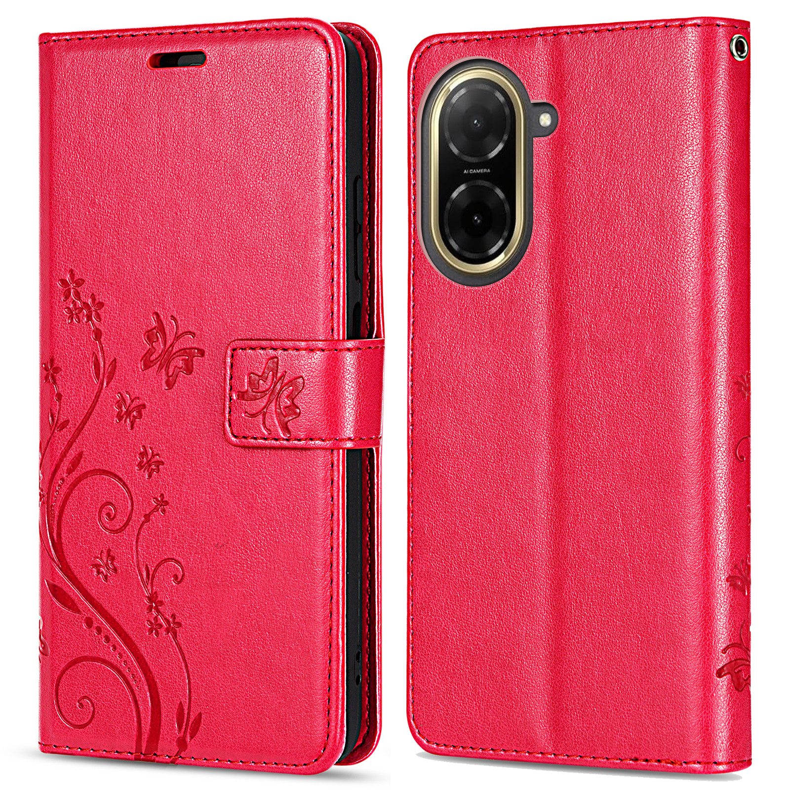 betterfon Handyhülle Handytasche für Xiaomi Redmi A5 Handyhülle Klapphülle, Bookstyle-Hülle: Magnetverschluss 3 Kartenfächer & Standfunktion – Bild 5 von 5