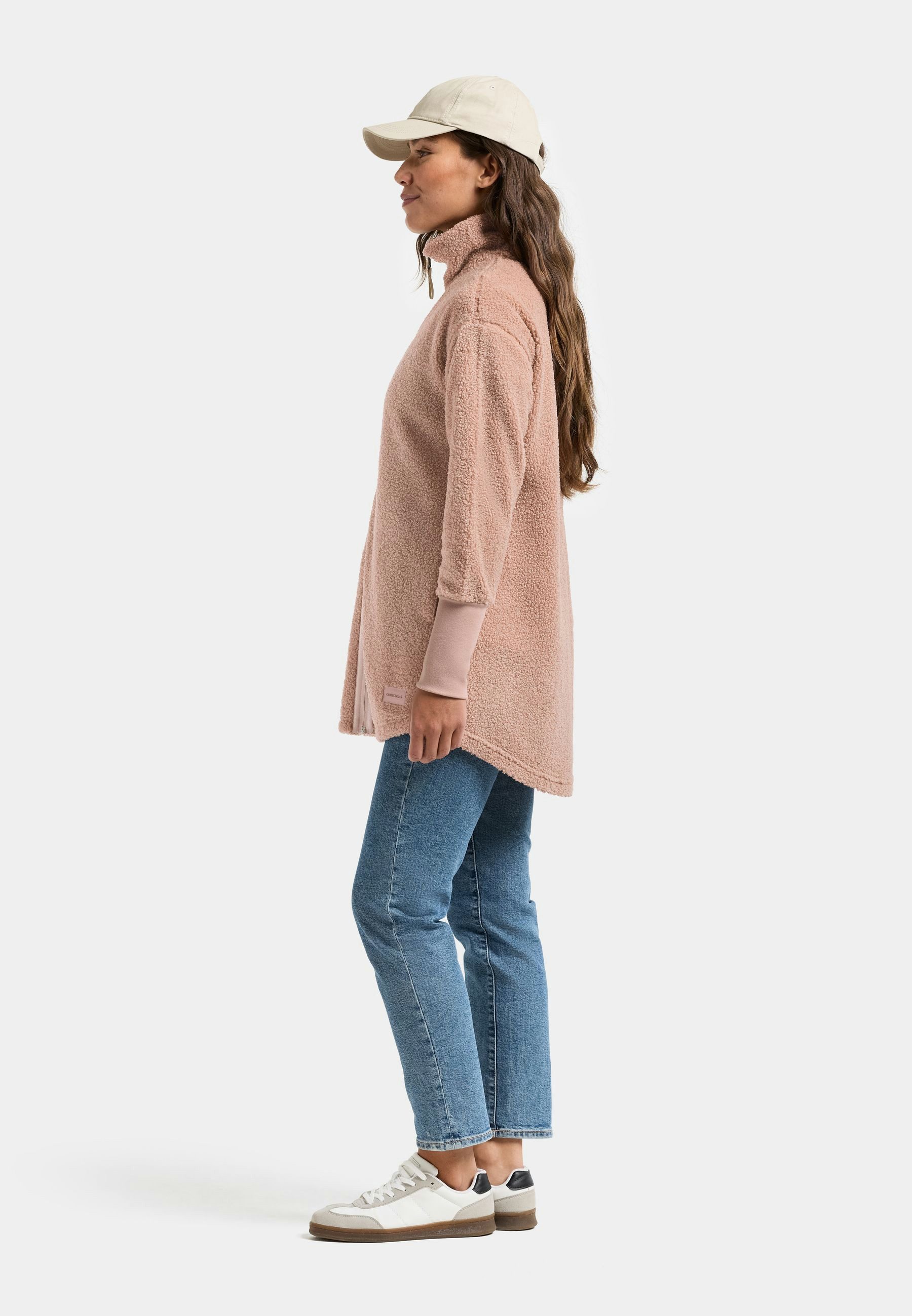 Didriksons Plüschjacke Damen Pile Teddy TOLA mit Taschen