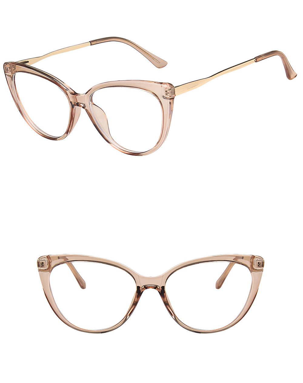 PACIEA Lesebrille Damen Blaulichtfilter Klassisch Cat Eye Ultraleicht