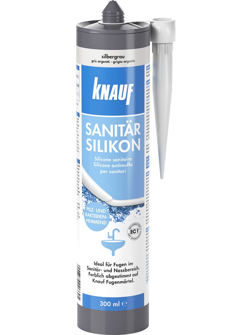 KNAUF Silikon Knauf Sanitär Silikon silbergrau günstig online kaufen