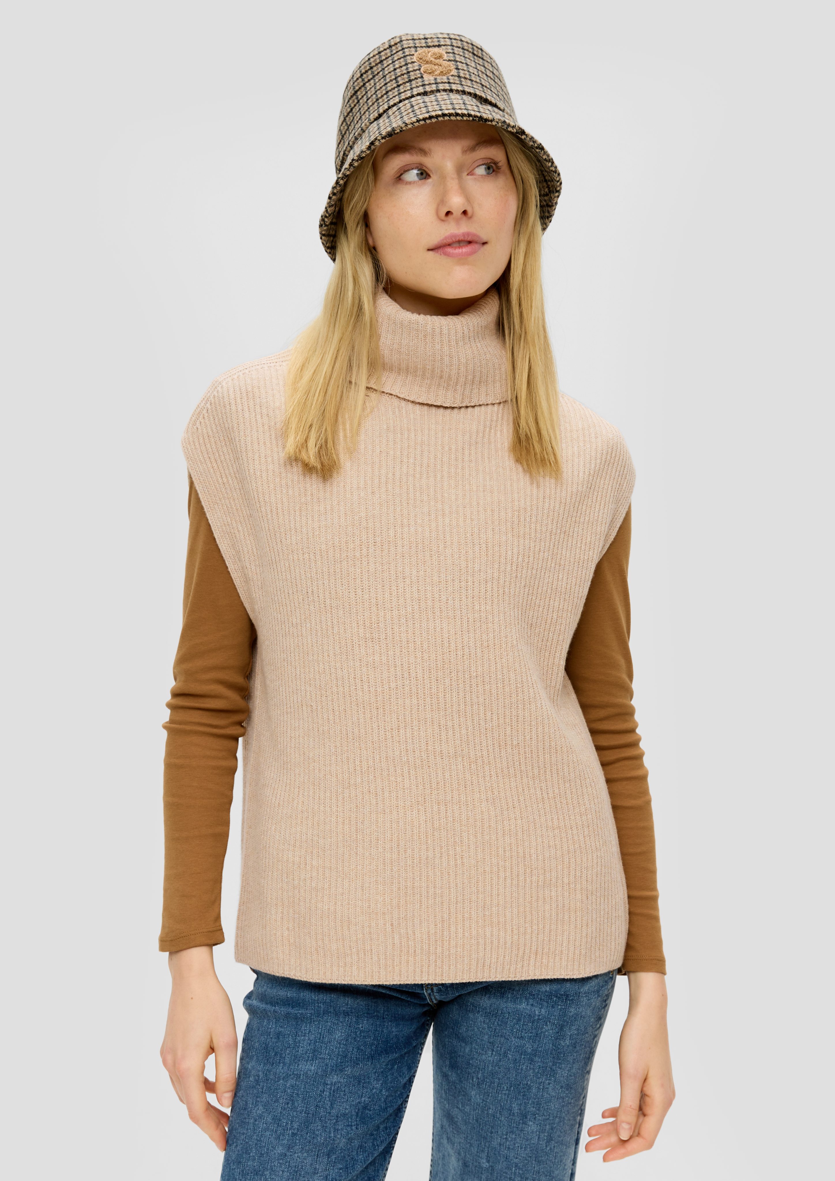 Pullunder Strickpullunder aus Wollmix