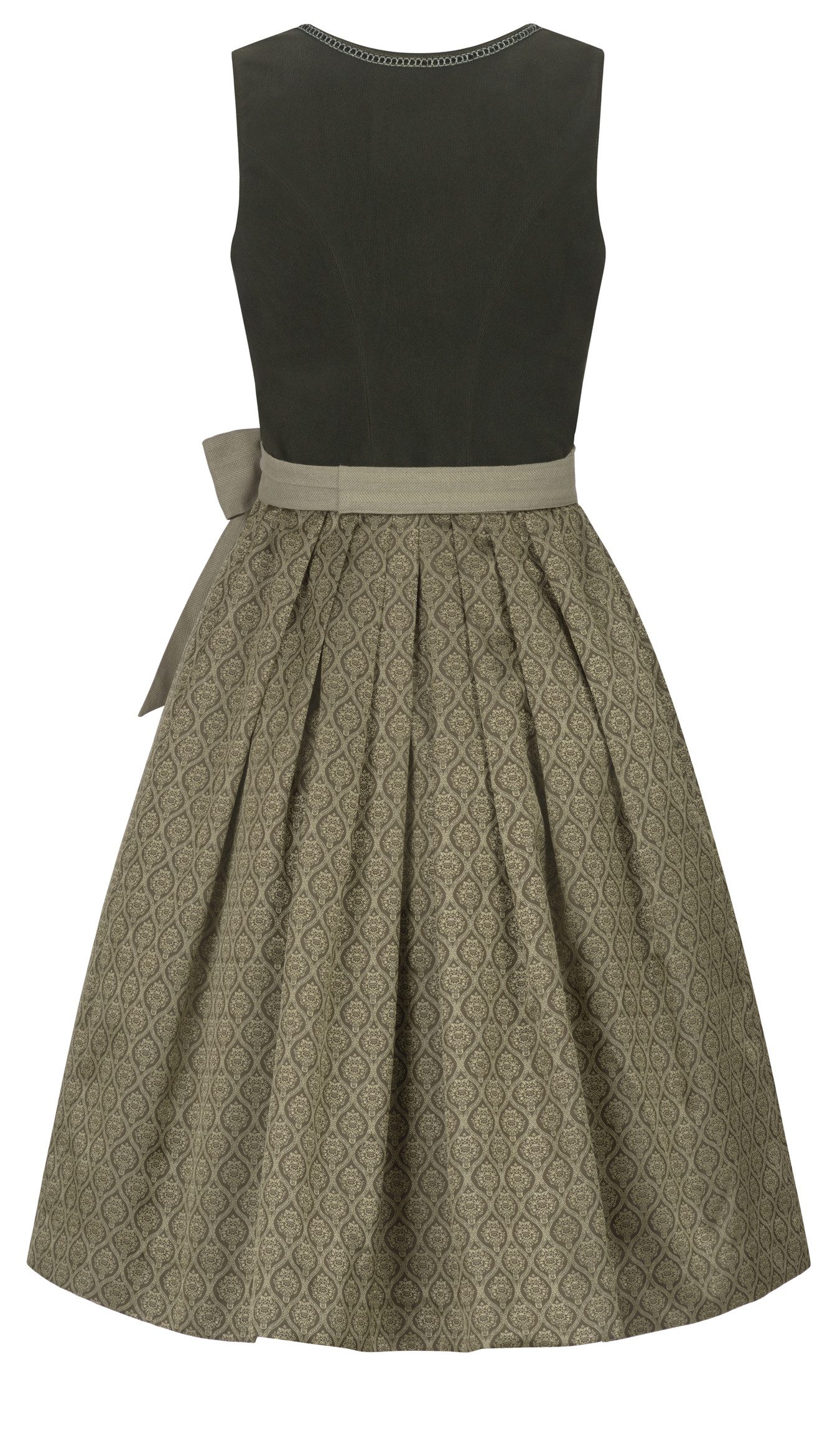 Nübler Trachtenkleid Midi Dirndl Feli in Dunkelgrün von Nübler günstig online kaufen