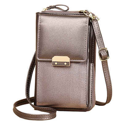 IBETTER Mini Bag Handytasche mit Geldbörse zum Umhängen, Damen-Schultertasche