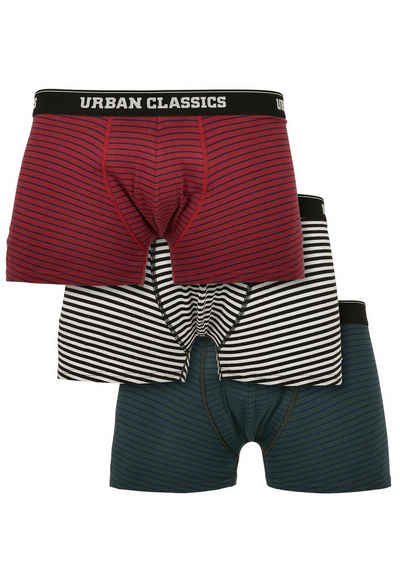 URBAN CLASSICS Боксерские мужские трусы, боксерки Männer Boxer Shorts 3-Pack (1-St)
