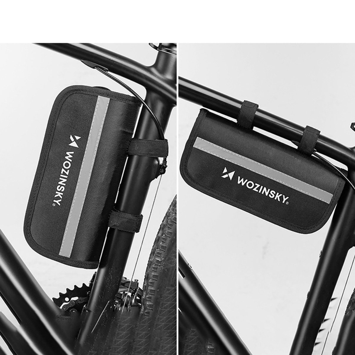 Wozinsky Fahrrad-Reparaturset WMZ-01N, Set, 16-St., 16 in 1 Set mit Pumpe, Reifenheber und Flickzeug in Tasche – Bild 5 von 5