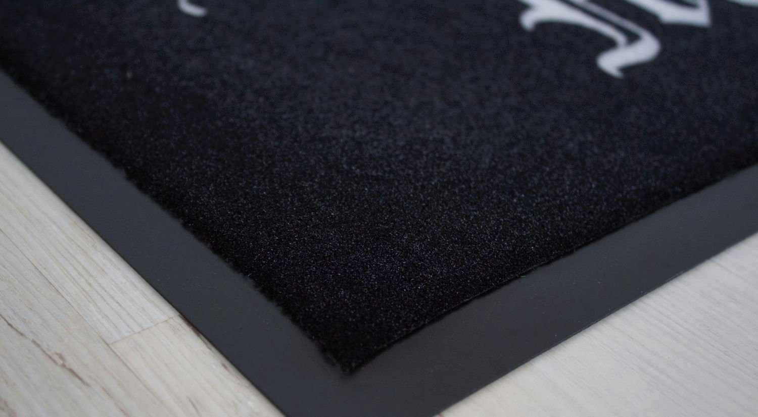 Fußmatte Black 3 Metal Mr. Höhe: 60x40 Türmatte cm, mm Ghorbani, & Rechteckig
