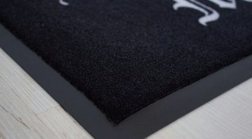 Fußmatte Black & Metal Türmatte 60x40 cm, Mr. Ghorbani, Rechteckig, Höhe: 3 mm