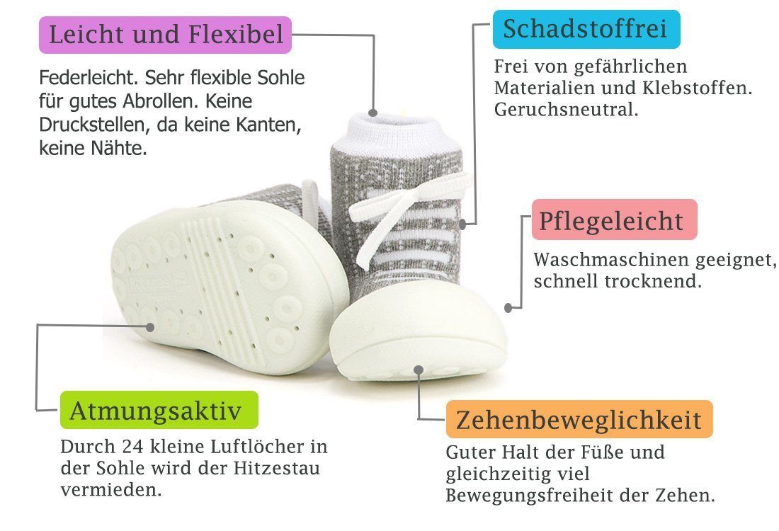 Kinder Lauflernschuh Ergonomische Attipas Barfußschuhe Lauflernschuhe Hauschuhe - Baby