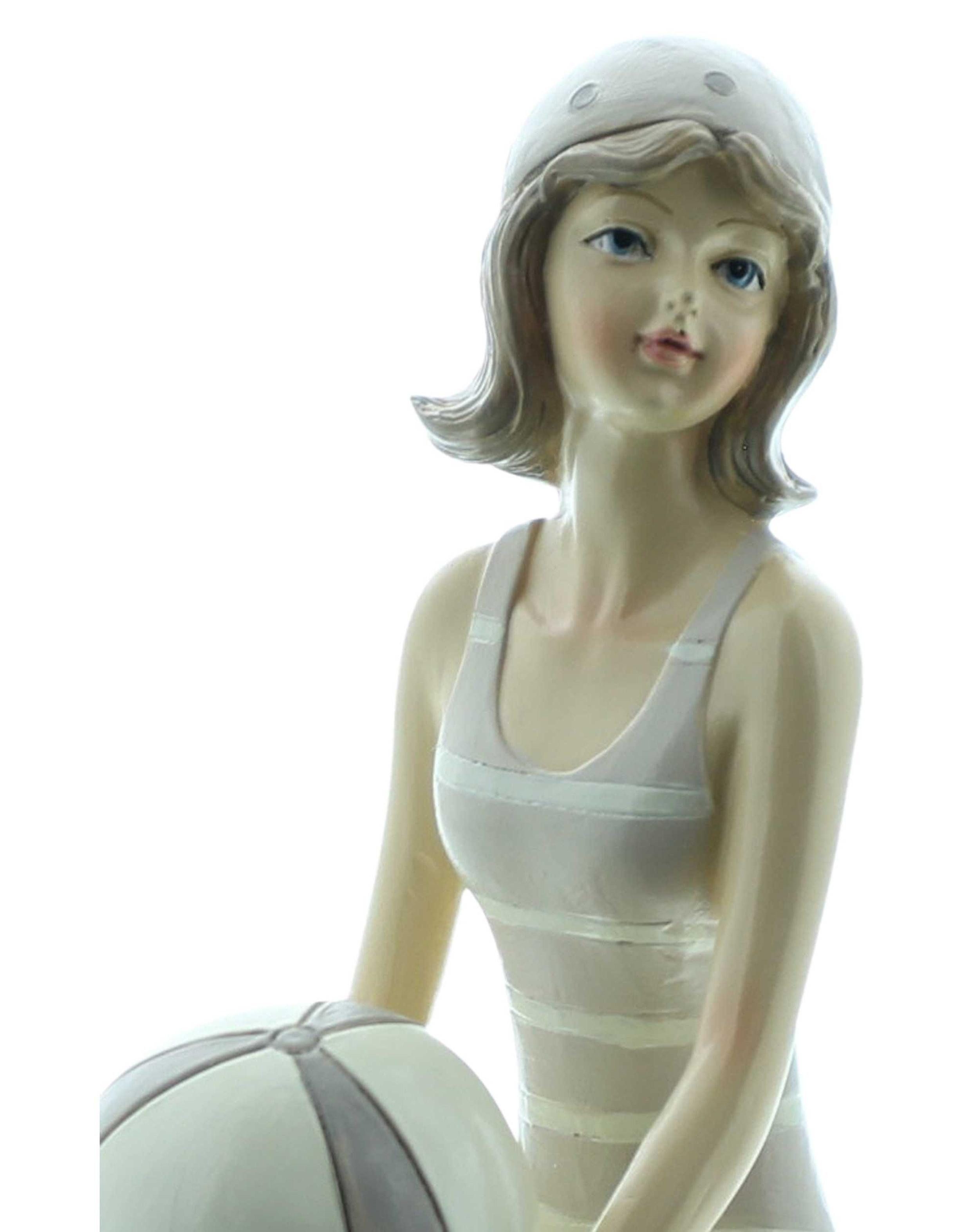 Frank Flechtwaren Dekofigur Figur "Stranddame"
