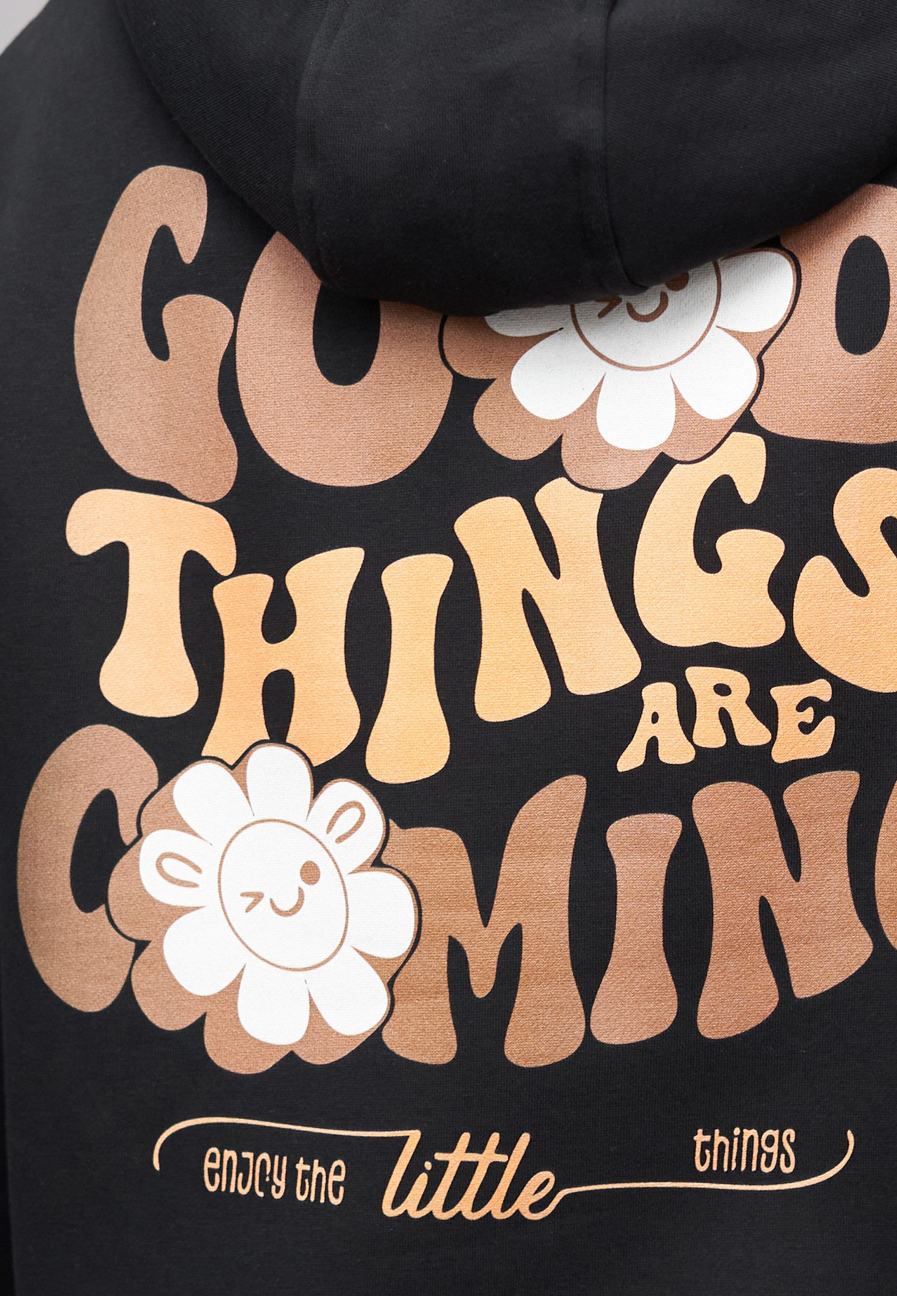 CLOUD 5IVE Kapuzenpullover CLOUD 5IVE Ladies 77 Good Things Black Everyday Hoodie (1-tlg)
