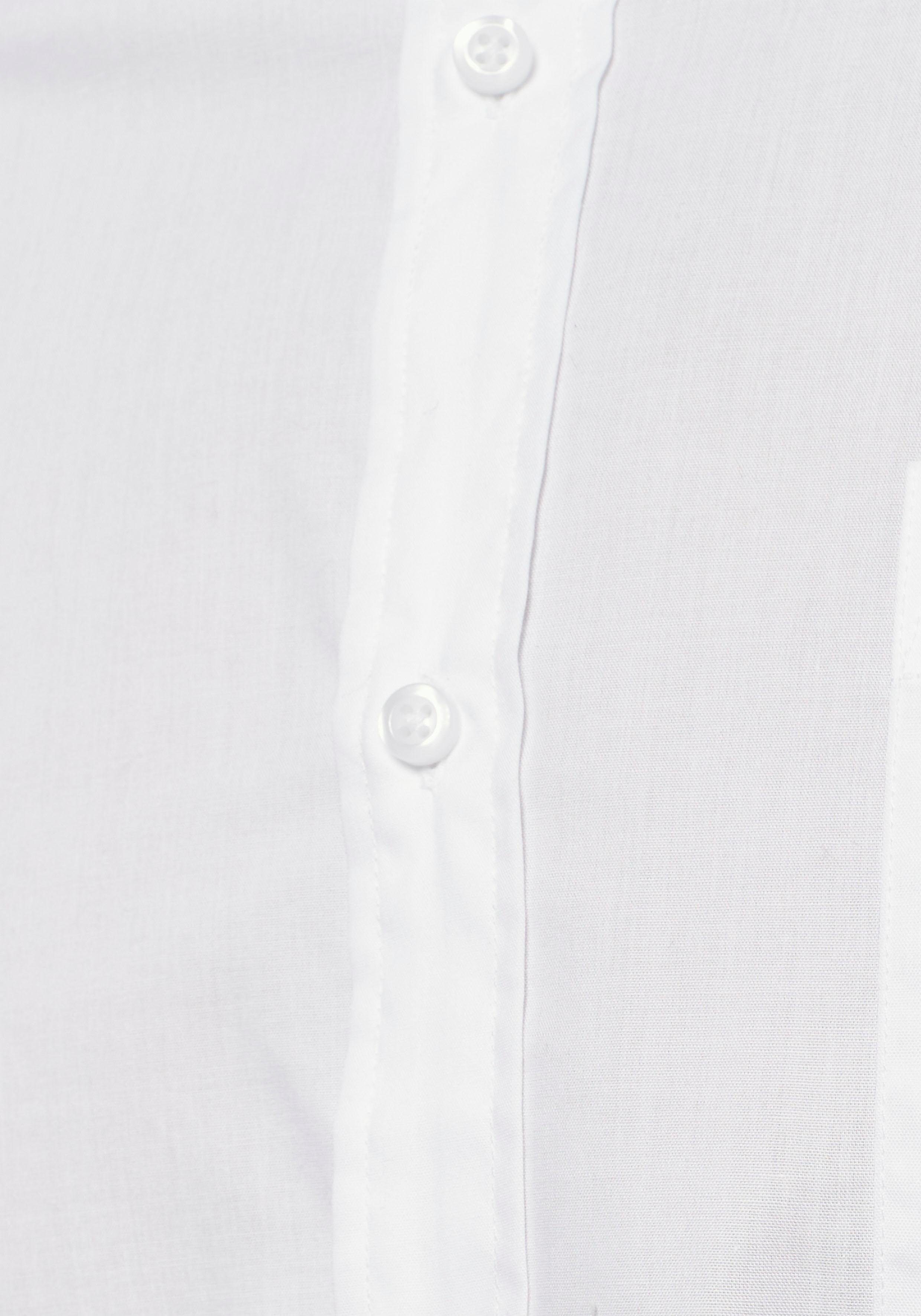 Man's World Langarmhemd abgesteppte Knopfleiste