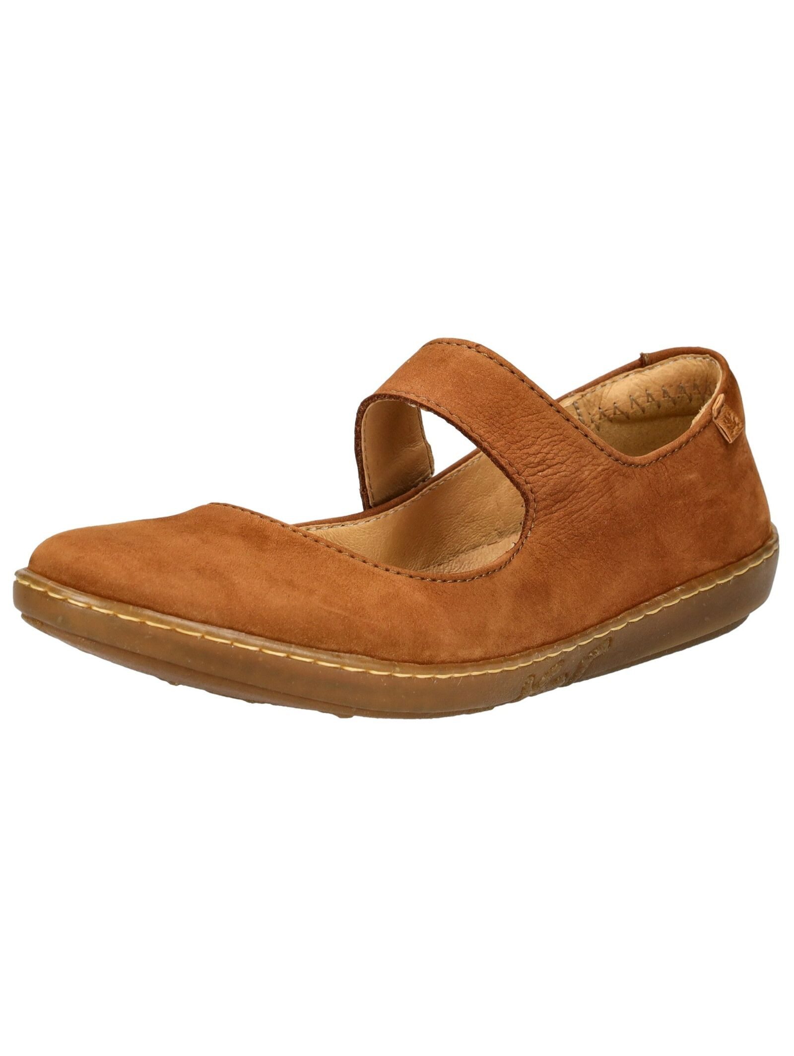 El Naturalista Ballerinas Nubukleder Riemchenballerina