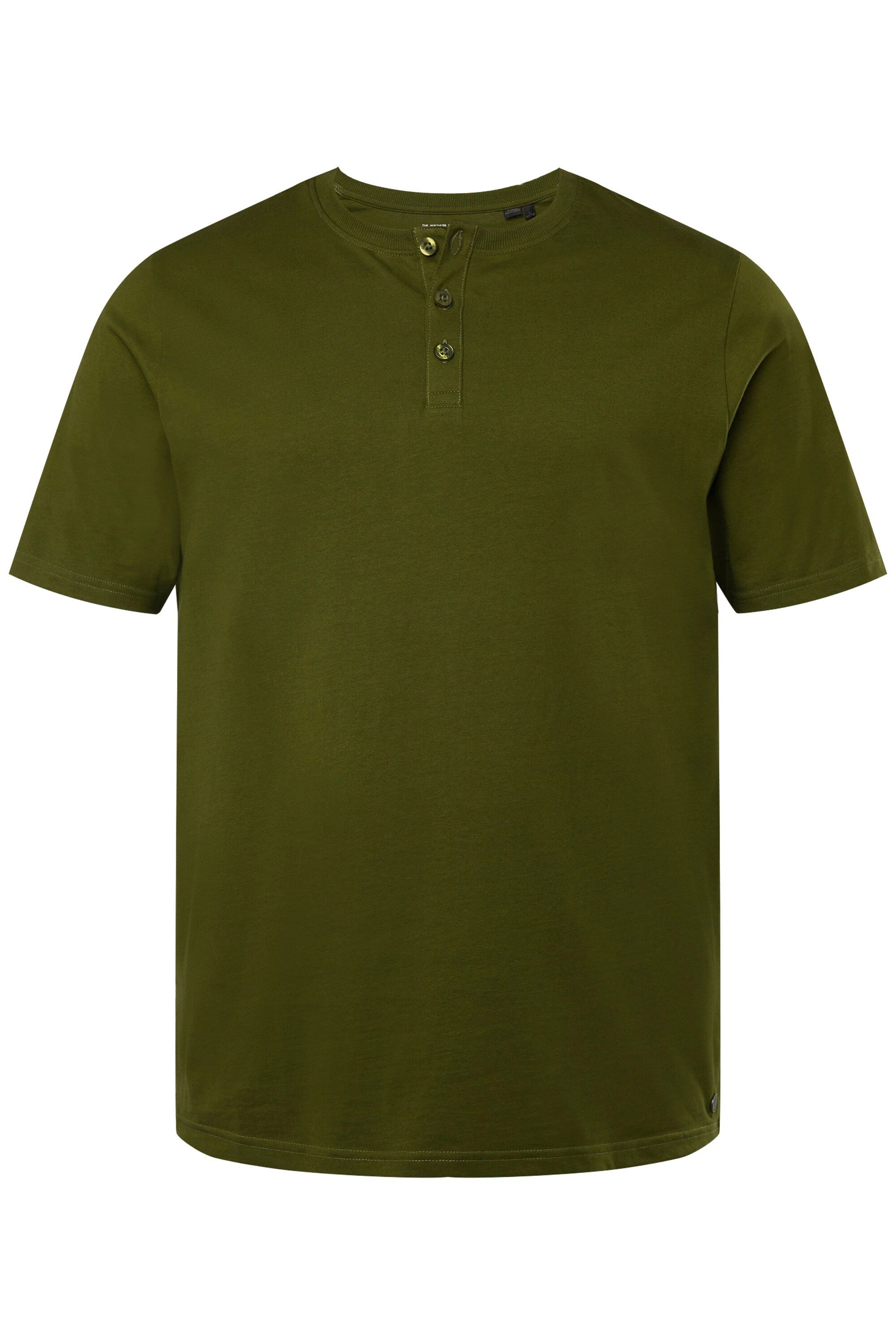 JP1880 T-Shirt JP1880 Henley Basic Knopfleiste Halbarm bis 7 XL günstig online kaufen