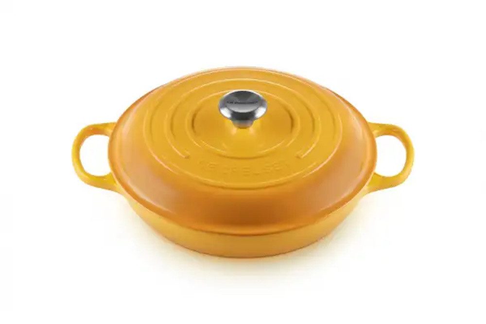 LE CREUSET Bräter Profitopf Sign 30 cm, emaliertes Gusseisen, gleichmäßige Wärmeverteilung