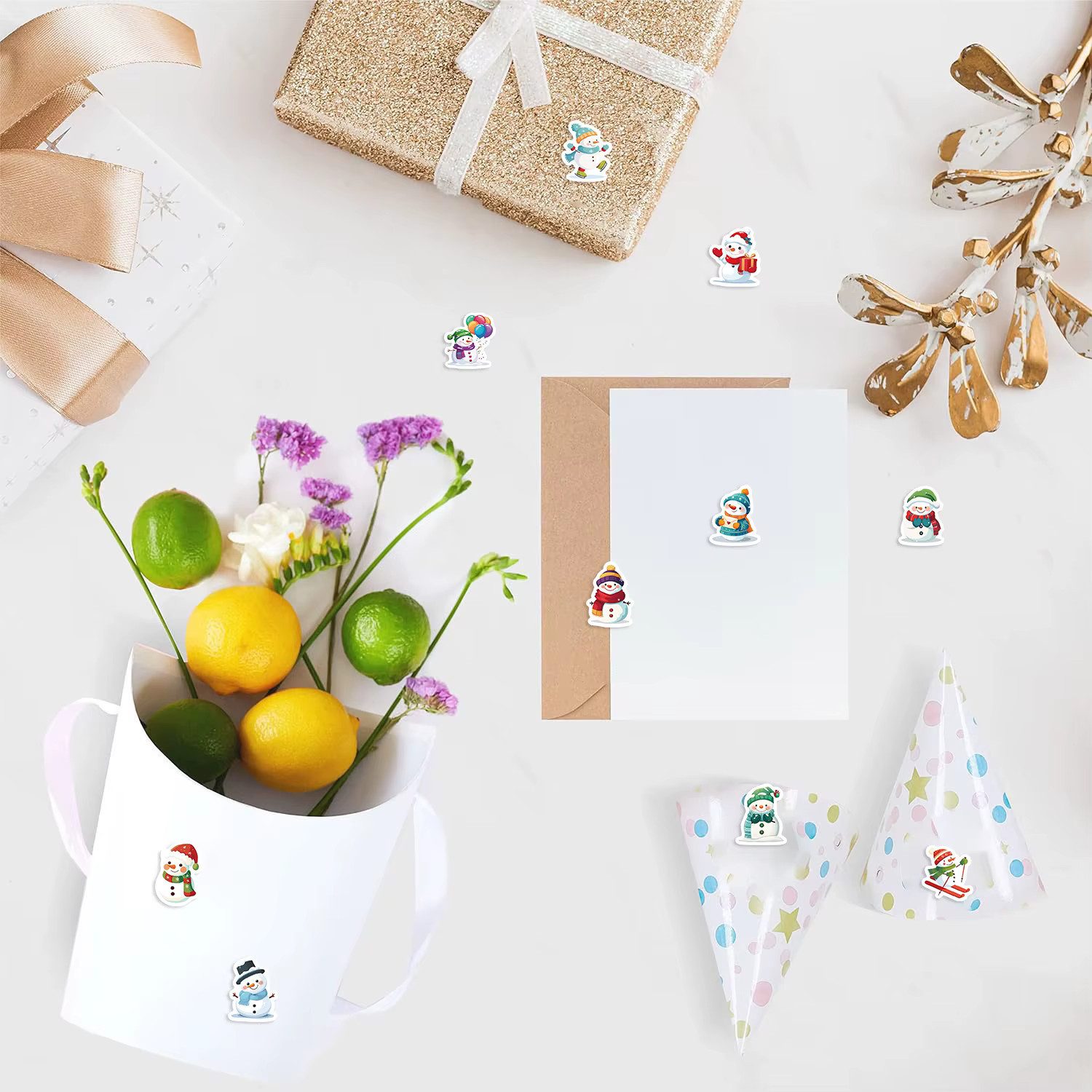 Ware aus aller Welt Aufkleber 500 Weihnachtsaufkleber Geschenkaufkleber weihnachtlich Sticker, (500tlg)