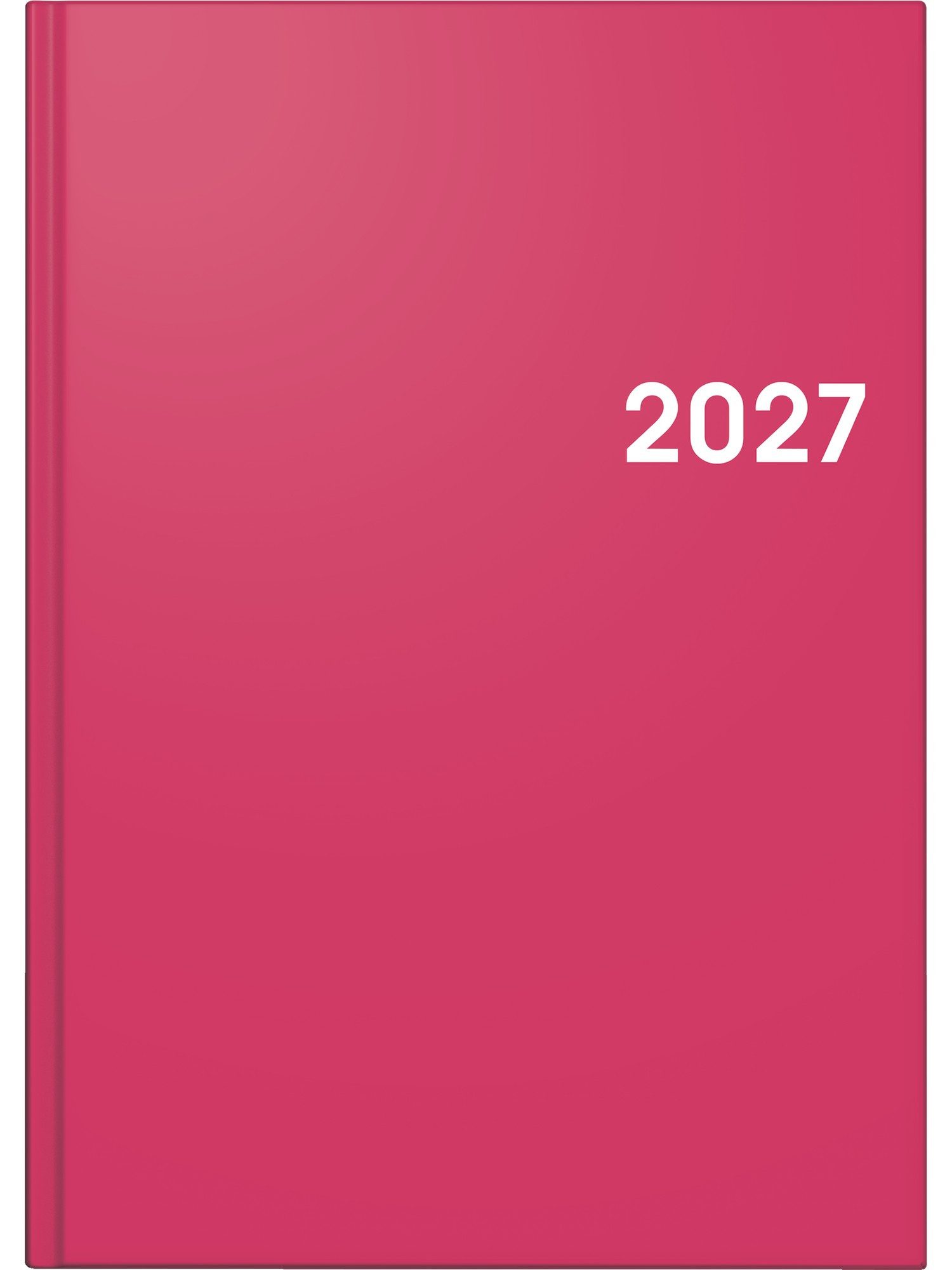 Baier & Schneider Buchkalender Buchkalender Mod 795 2027 in Pink Format A5, Eckperforation Zeichenband