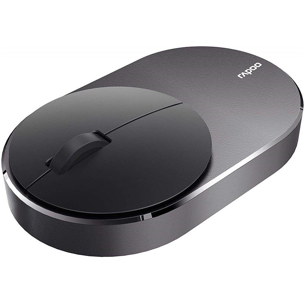 Rapoo M600 Mini Silent kabellose Maus, Bluetooth, 2.4 GHz, 1300 DPI Maus  (Bluetooth), Automatisches Umschalten zwischen mehreren Geräten