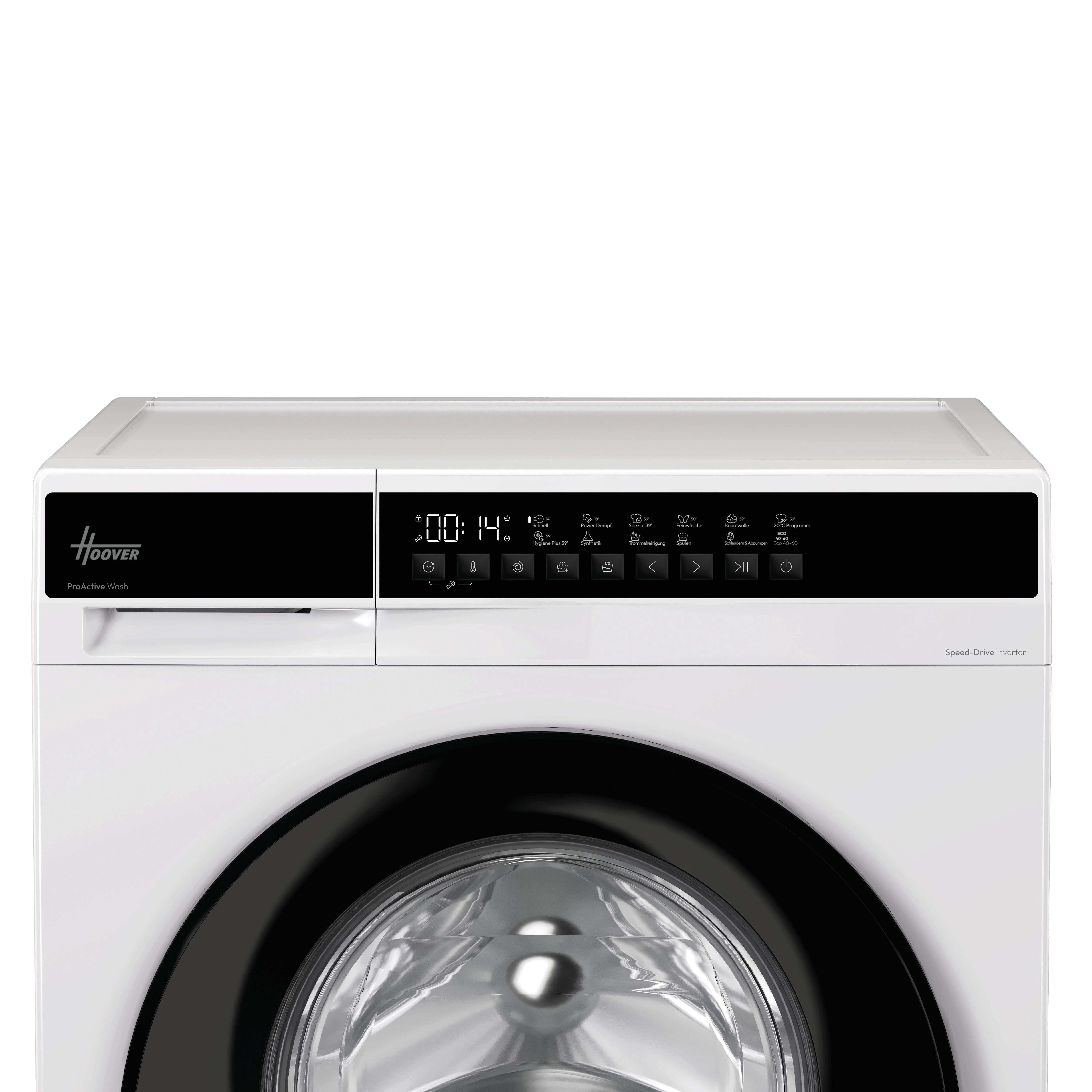 Hoover Waschmaschine H/ProWash 100 HEYQ27SB7-84, 7 kg, 1200 U/min, Vielseitige Kurzprogramme – Bild 4 von 5