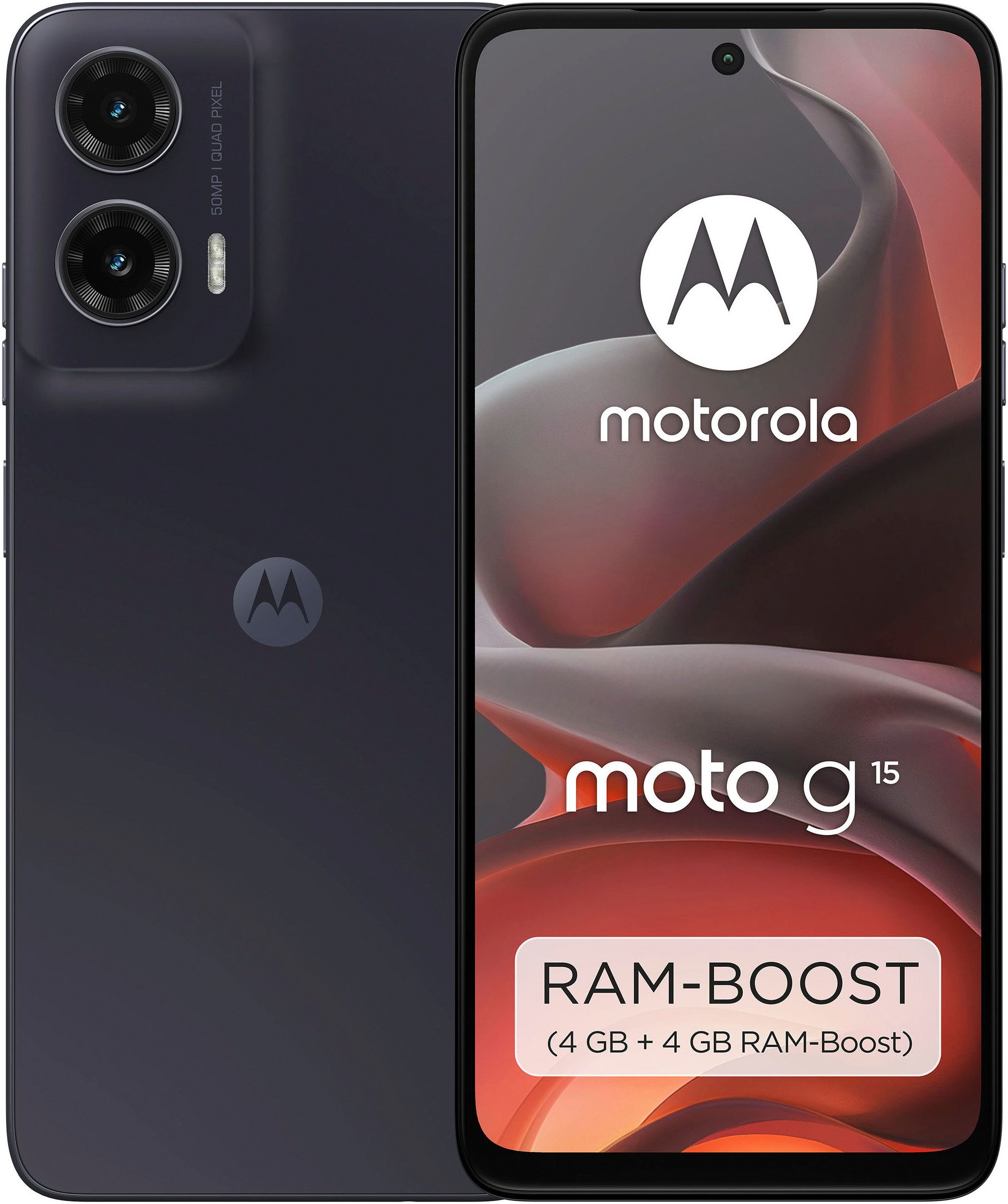 Motorola moto g15 Smartphone (17,07 cm/6,72 Zoll, 128 GB Speicherplatz, 50 MP Kamera)