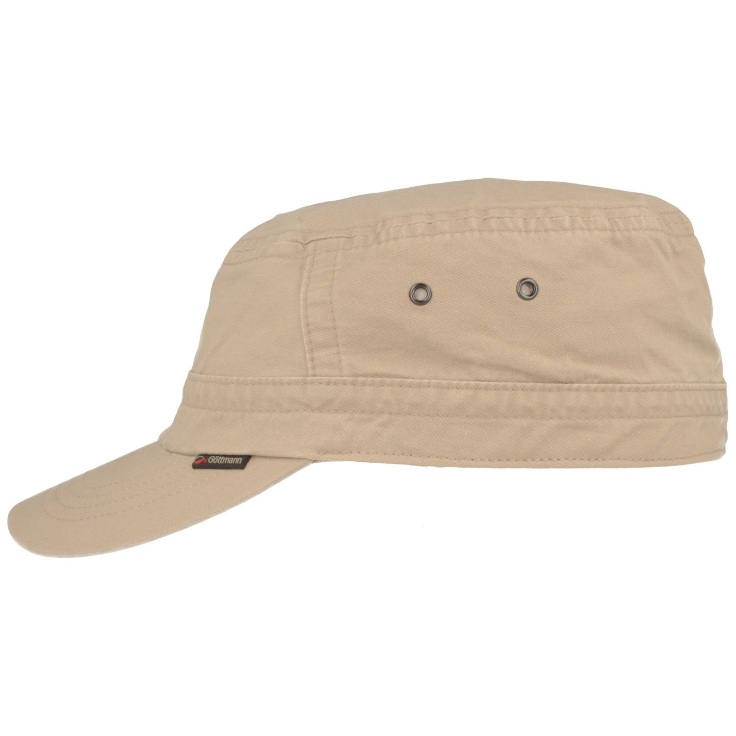 UV-Schutz Army Göttmann aus Cap 10 Cap beige Army Baumwolle mit