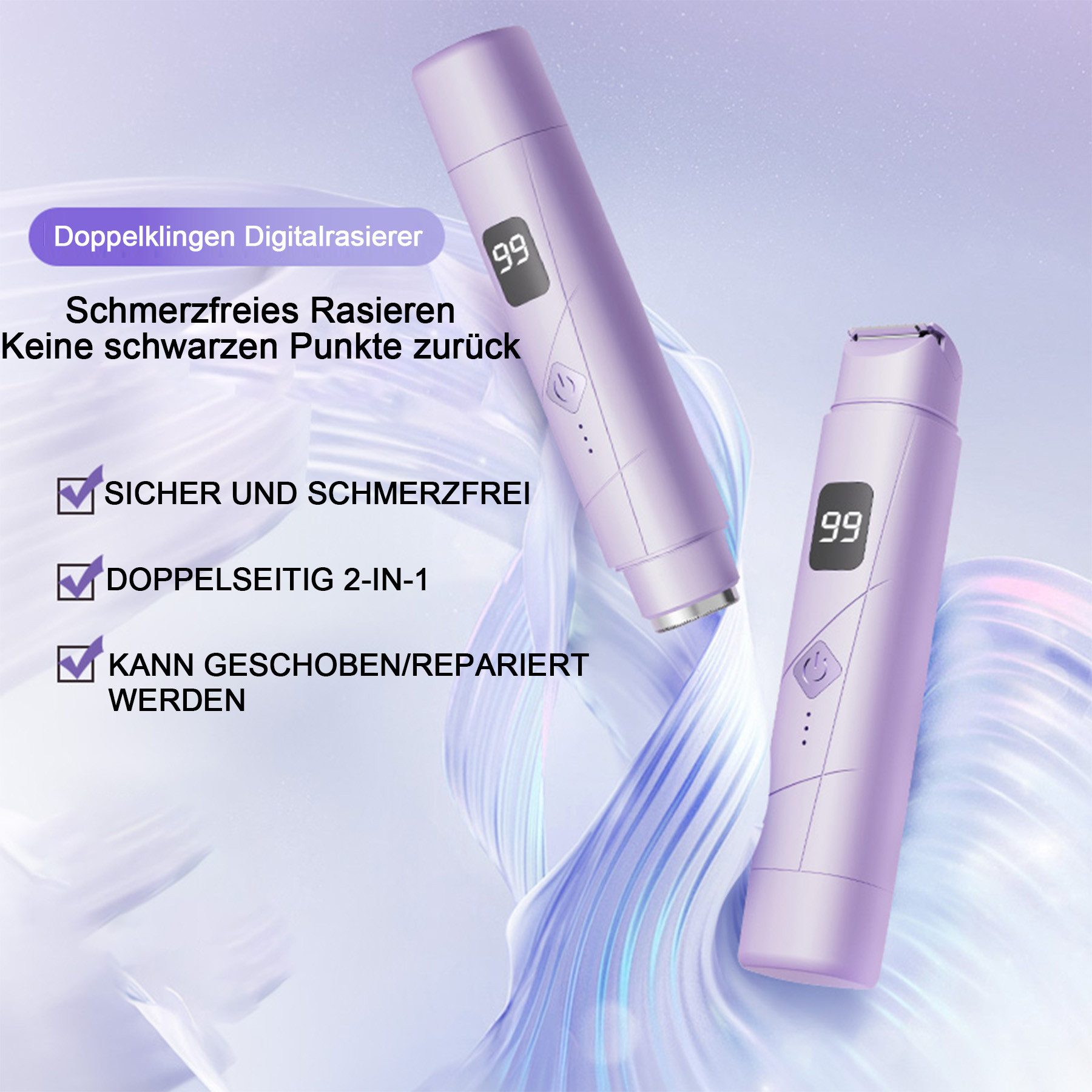 Senmudi Epilierer 2 in 1 Rasierer Damen,Intimrasierer für Frauen, Gesichtsh günstig online kaufen