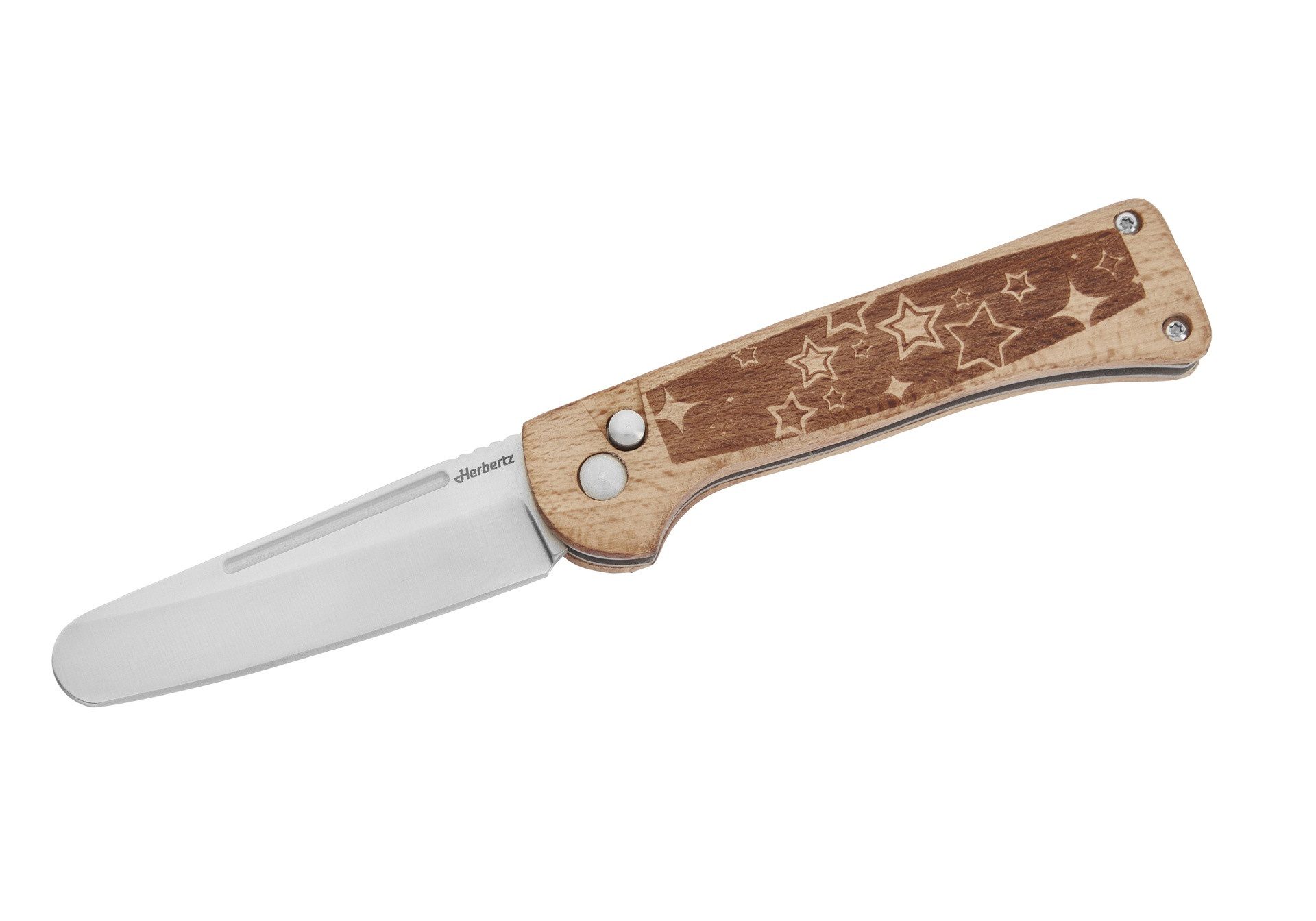 Herbertz Taschenmesser Herbertz Kindertaschenmesser, Sterne, (1 St), Spitze abgerundet