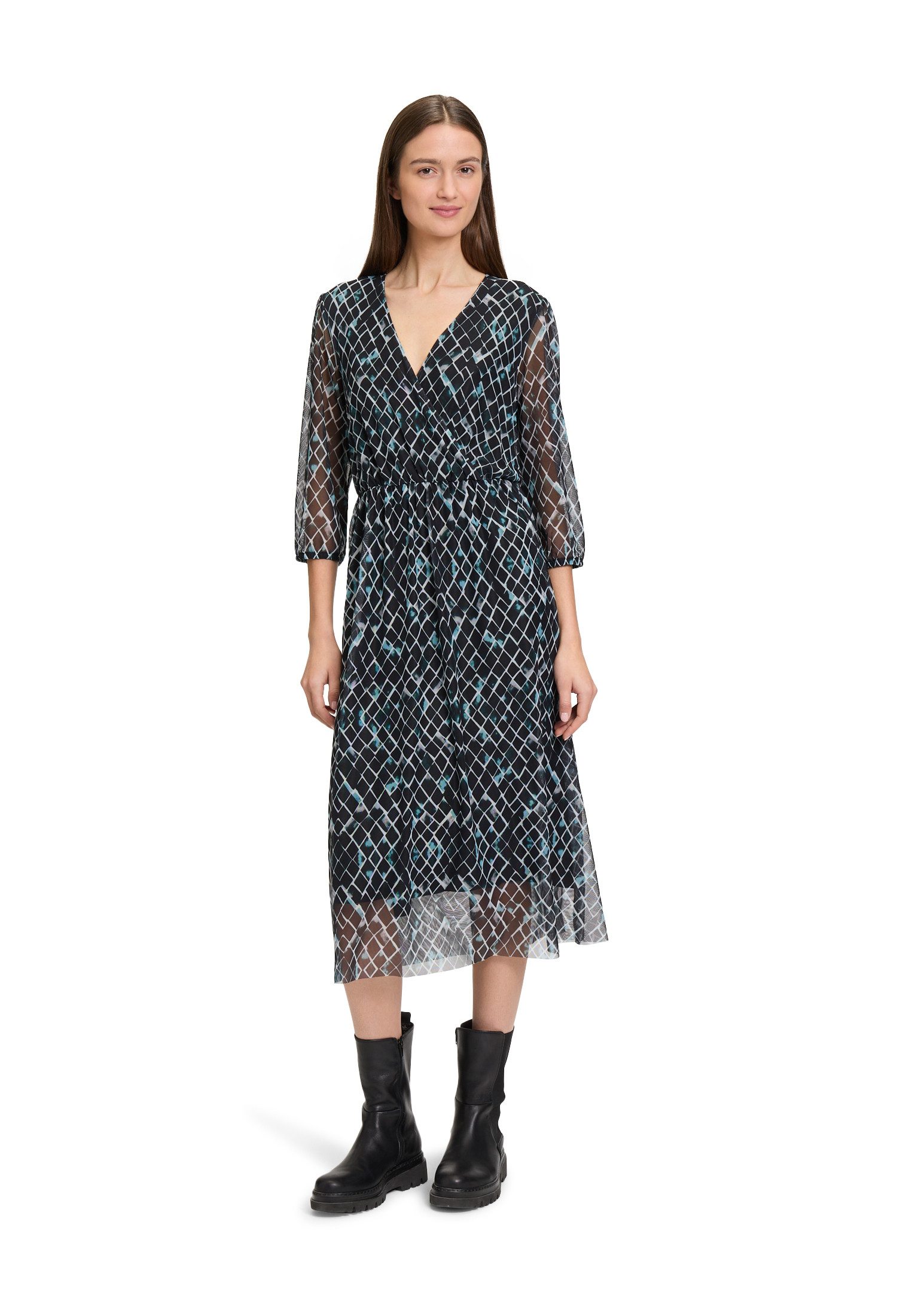 Betty&Co Meshkleid Damen Mesh-Kleid mit Print günstig online kaufen