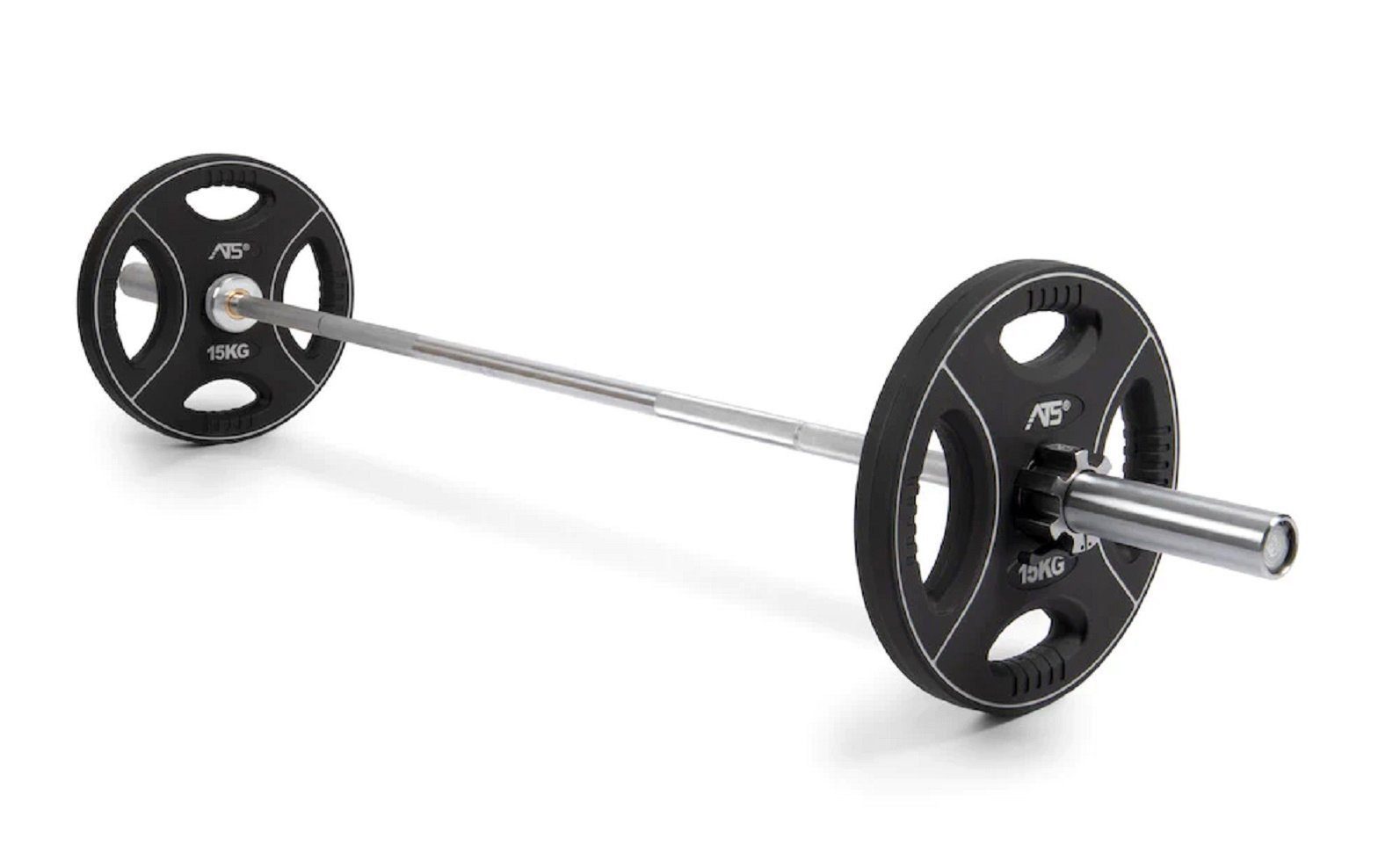 Trendy Sport Hantelscheiben Professionelle Gewichtsscheiben:2x2,5kg-20kg&Stange2,2m, (2-tlg), Hochwertige Gewichtsscheiben+ Trainingsstange 2,2 m