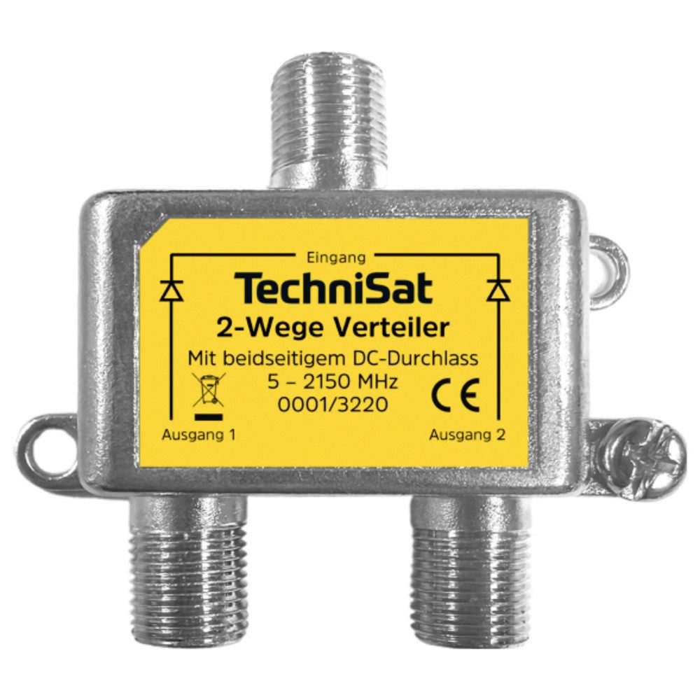 TechniSat SAT-Verteiler TechniSat 2-Wege-Verteiler SAT-Verteiler 2-fach