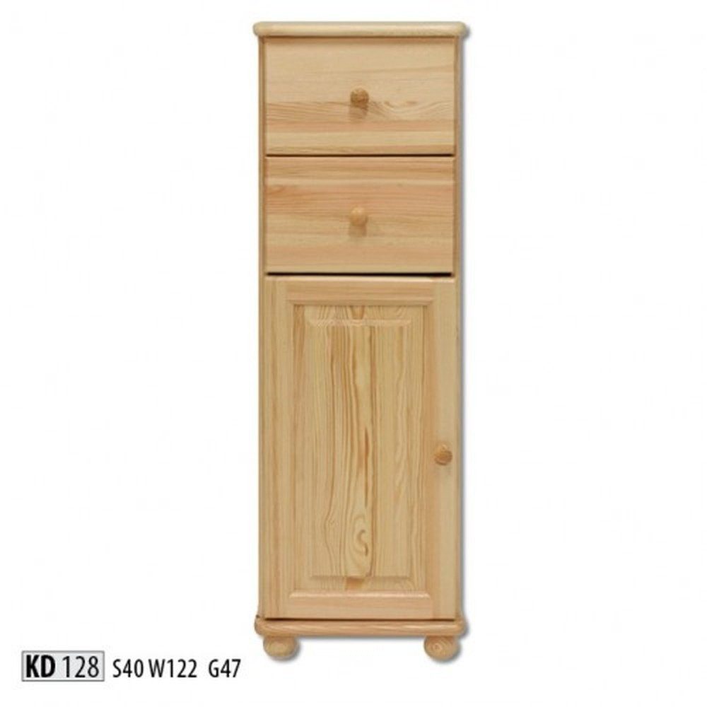 JVmoebel Anrichte Massivholz Kommode Regal Schrank Handgefertigte Мебель Braun, Made in Europa