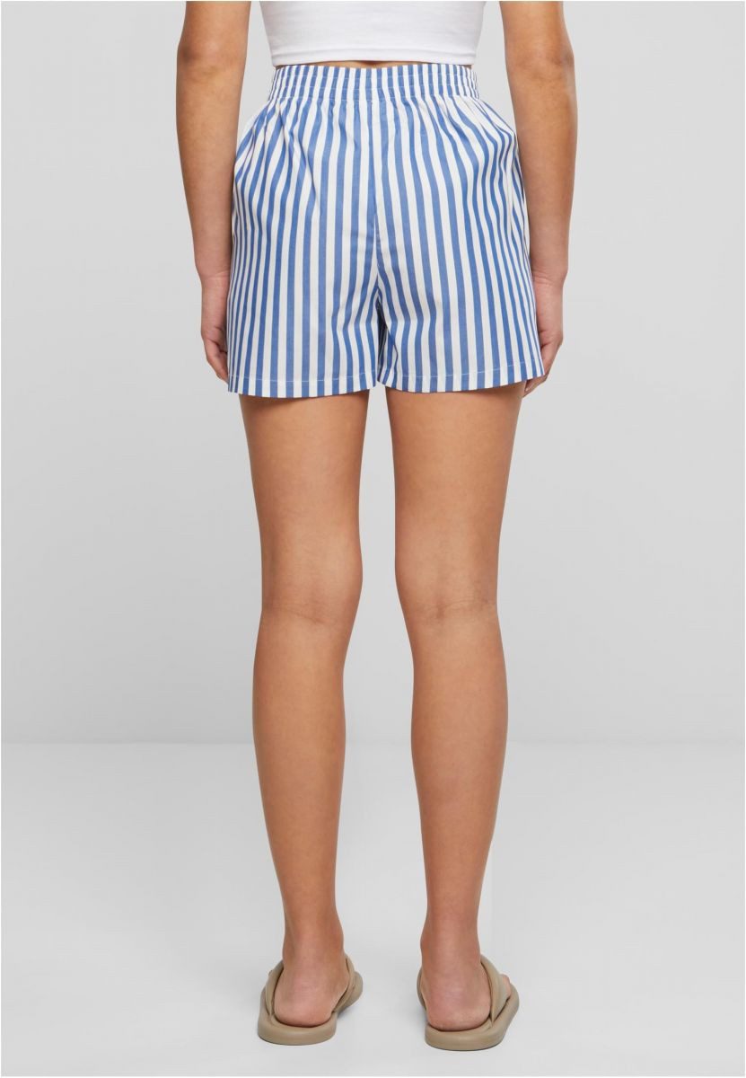 URBAN CLASSICS Shorts Ladies Striped Shorts Damen kurze Hose