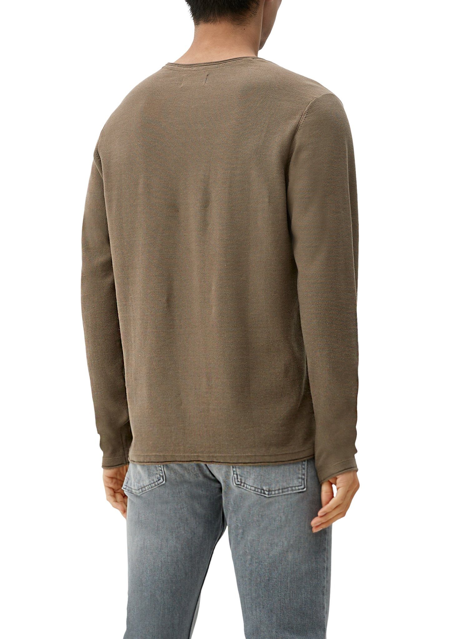 brown Strickpullover s.Oliver