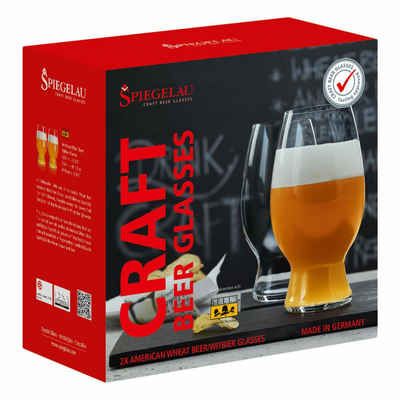 SPIEGELAU Gläser-Set Craft Beer Glasses Witbier 2er Set 750 ml, Kristallglas