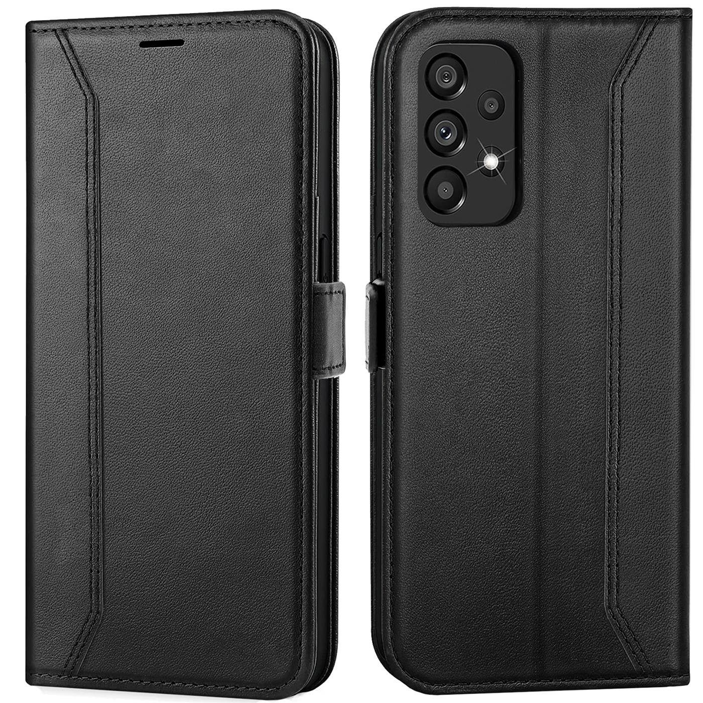 CoolGadget Handyhülle Book Case Elegance Tasche für Samsung Galaxy A23 5G 6,6 Zoll, Hülle Magnet Klapphülle Flip Case für Samsung A23 5G Schutzhülle