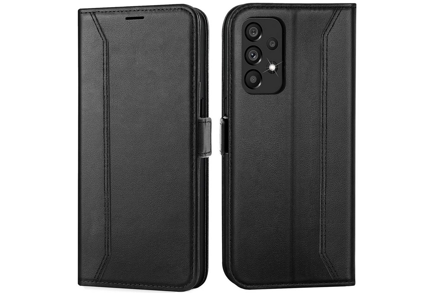 CoolGadget Handyhülle Book Case Elegance Tasche für Samsung Galaxy A33 5G 6,5 Zoll, Hülle Magnet Klapphülle Flip Case für Samsung A33 5G Schutzhülle