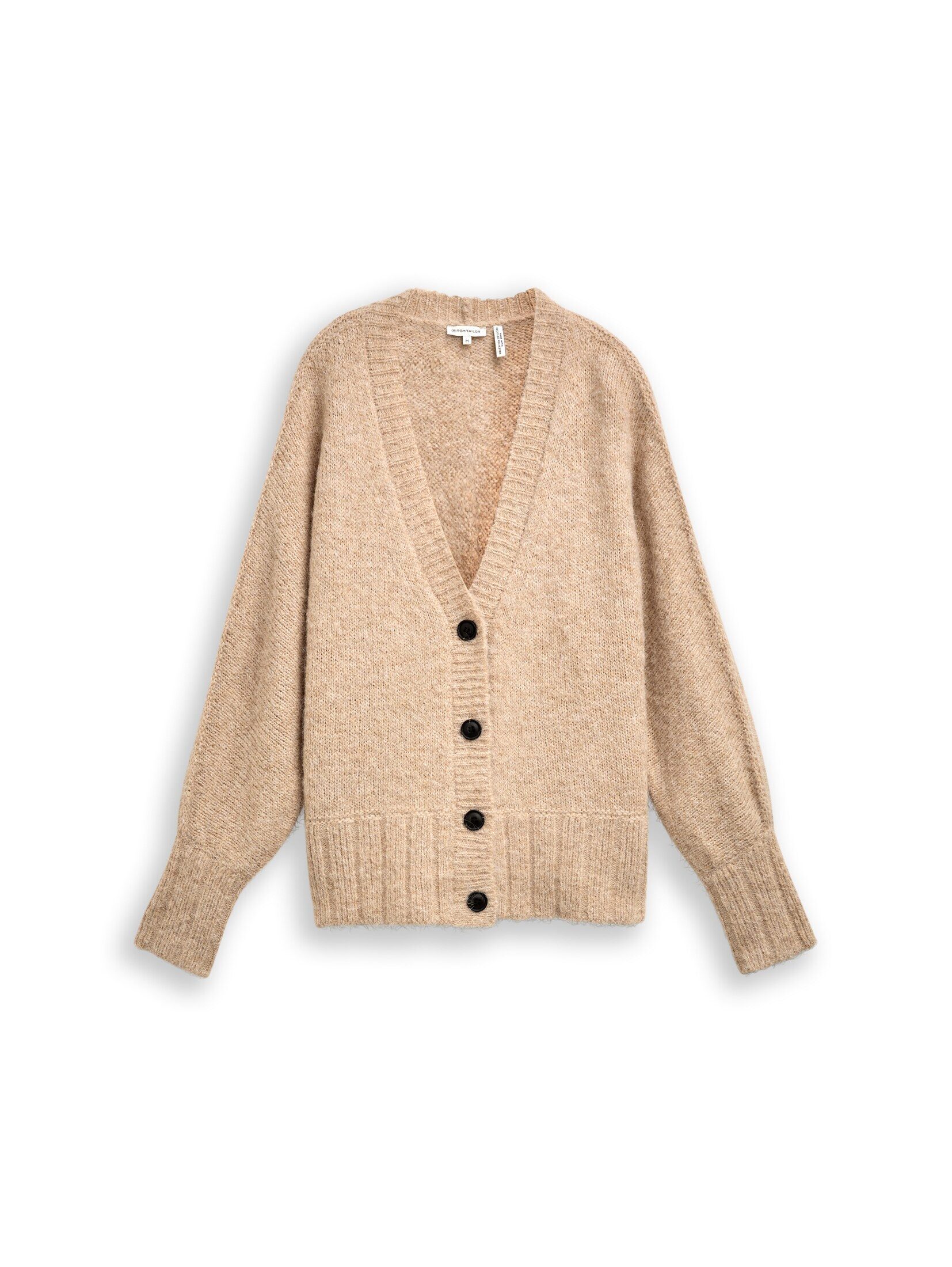 TOM TAILOR Cardigan Pullover & Strickjacken Oversize Cardigan mit Wollanteil